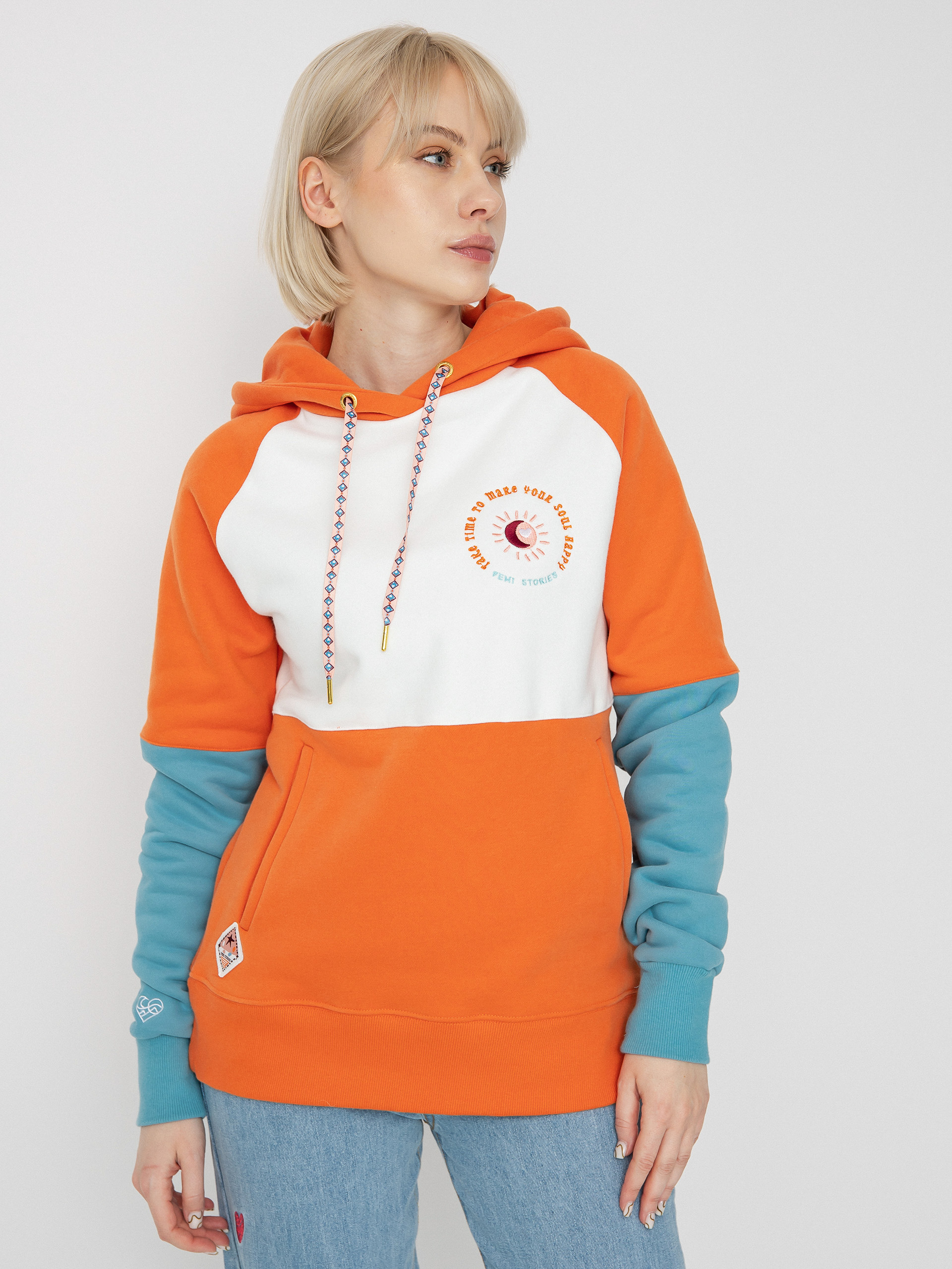Bluza z kapturem Femi Stories Nemos HD Wmn (org)