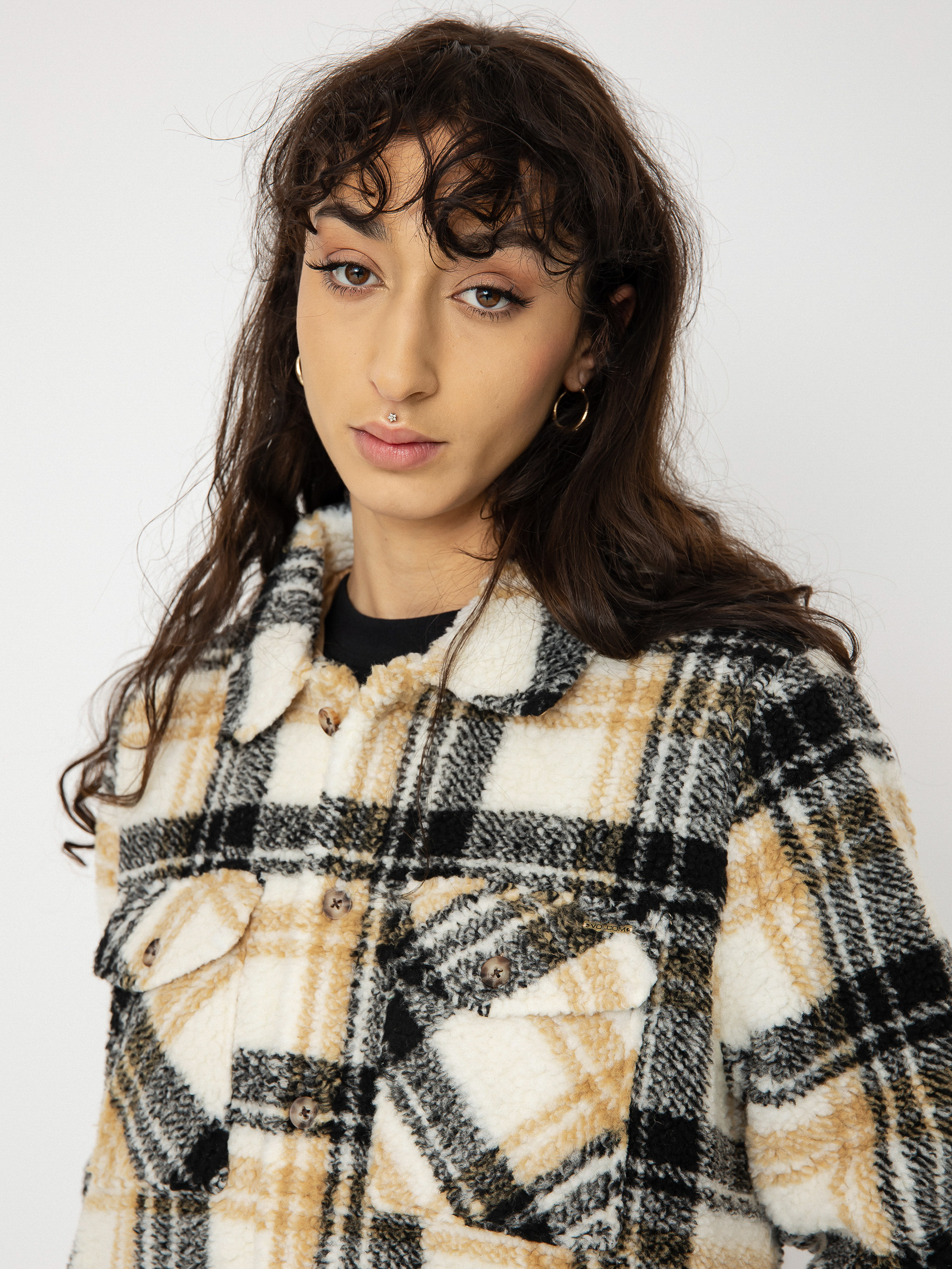 Kurtka Volcom Silent Sherpa Wmn (hazelnut)