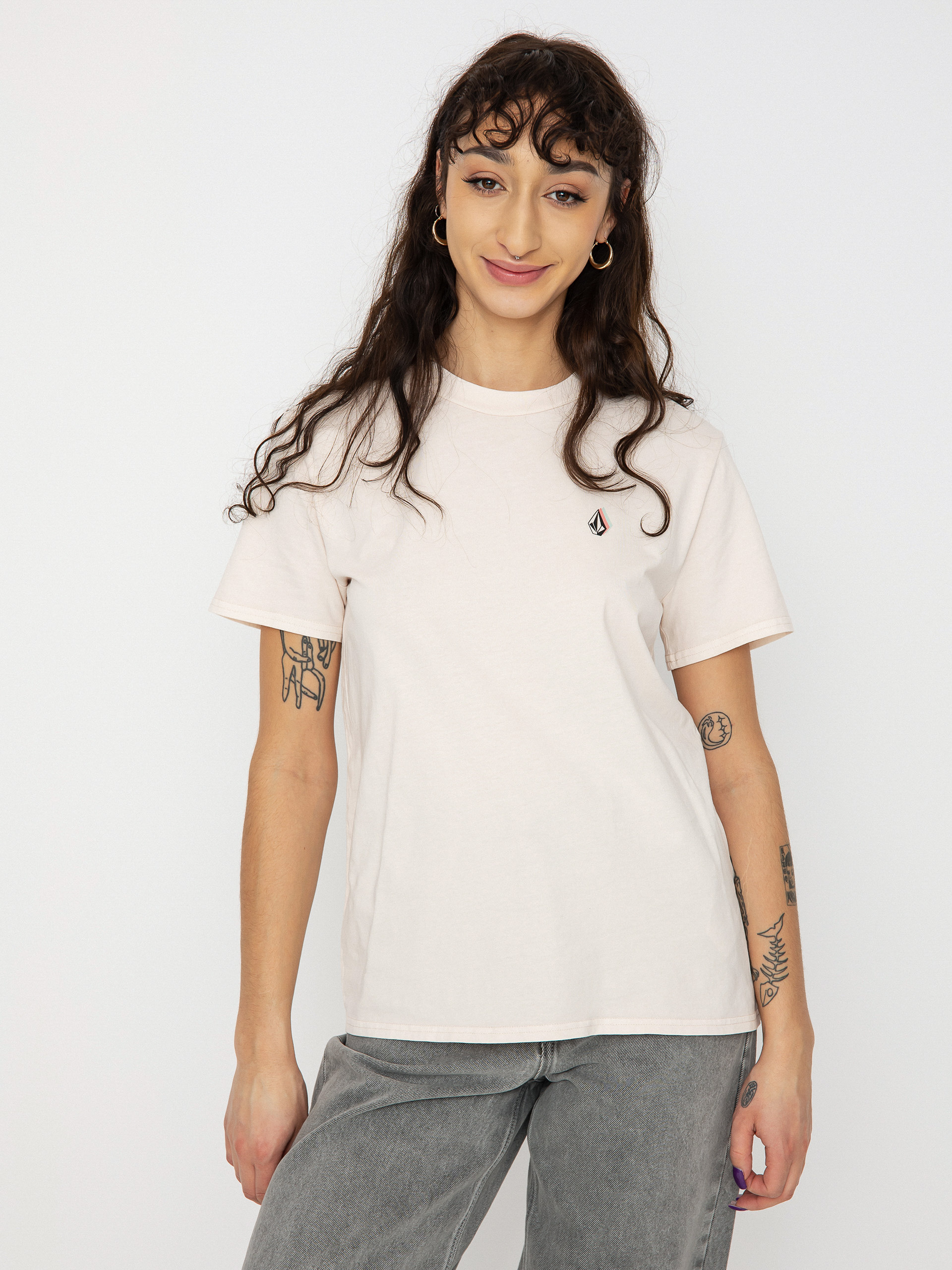 T-shirt Volcom Lock It Up Wmn (ash)