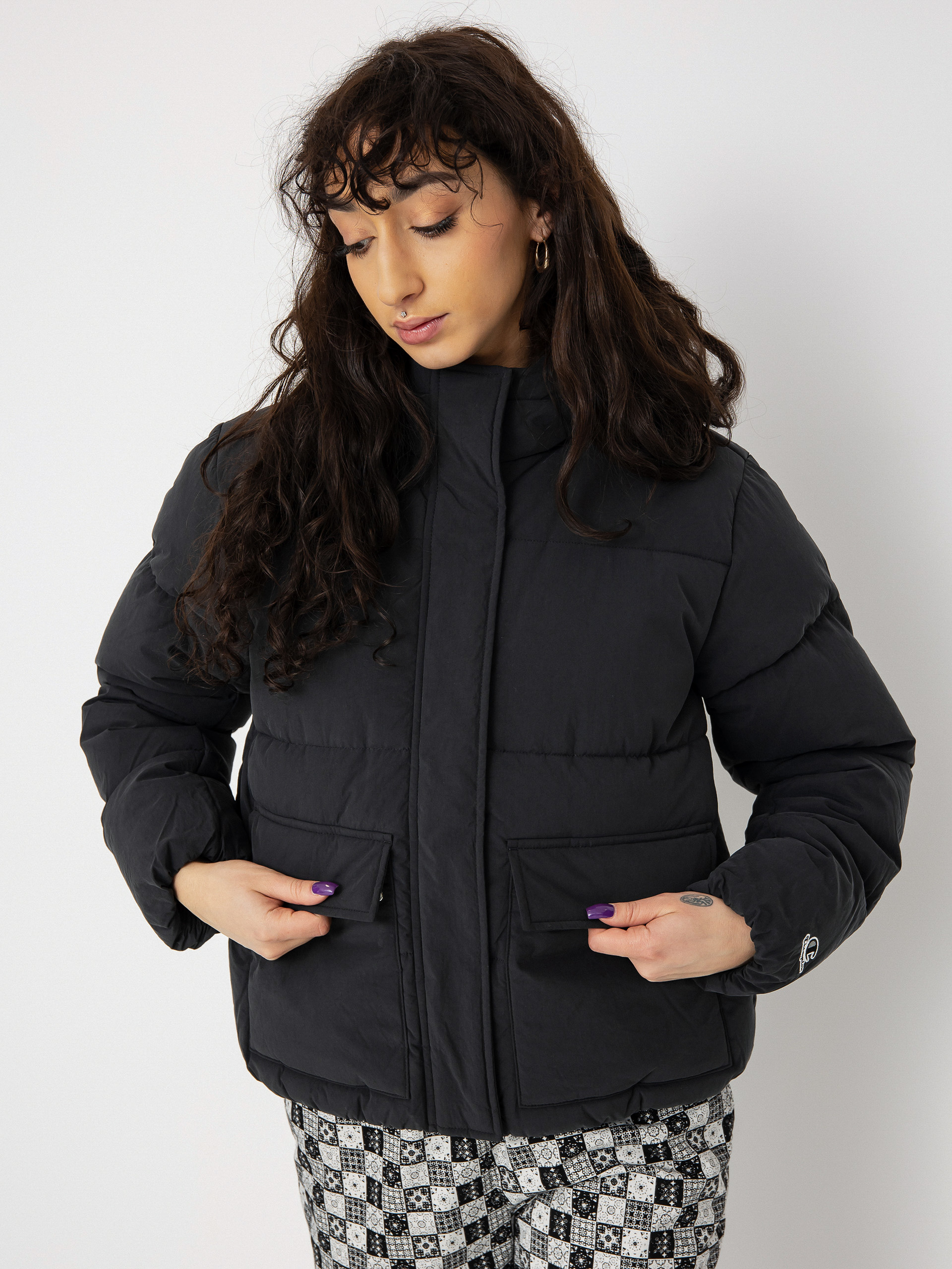 Kurtka Champion Hooded Jacket 115758 Wmn (nbk)