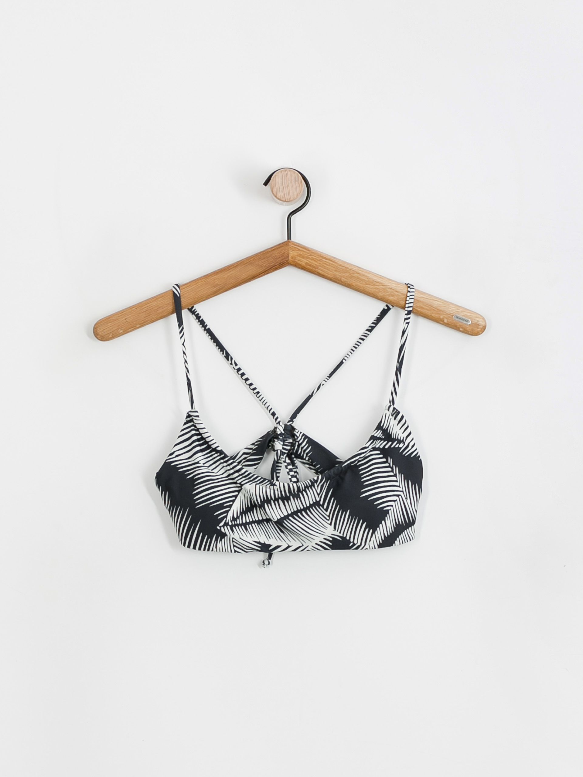 Góra od bikini Volcom Stay Or Leaf Scoop Wmn (black)