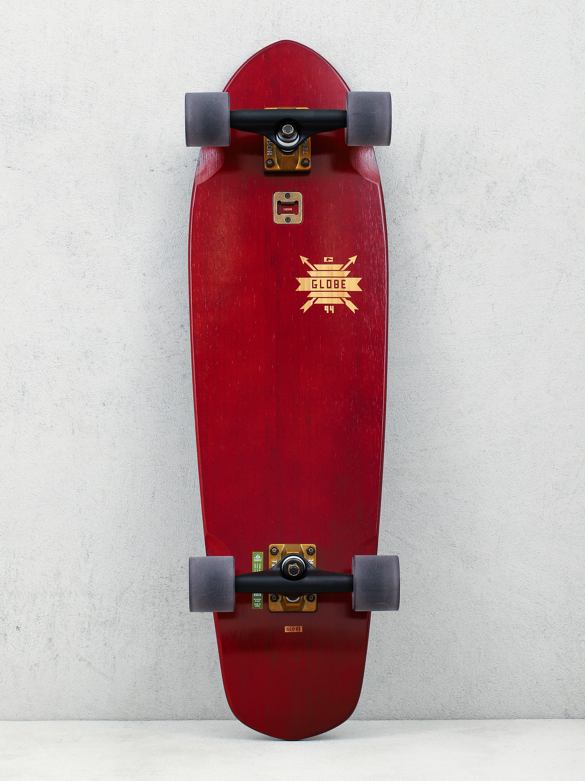 Deskorolka cruiser Globe Big Blazer (cherry/bamboo)