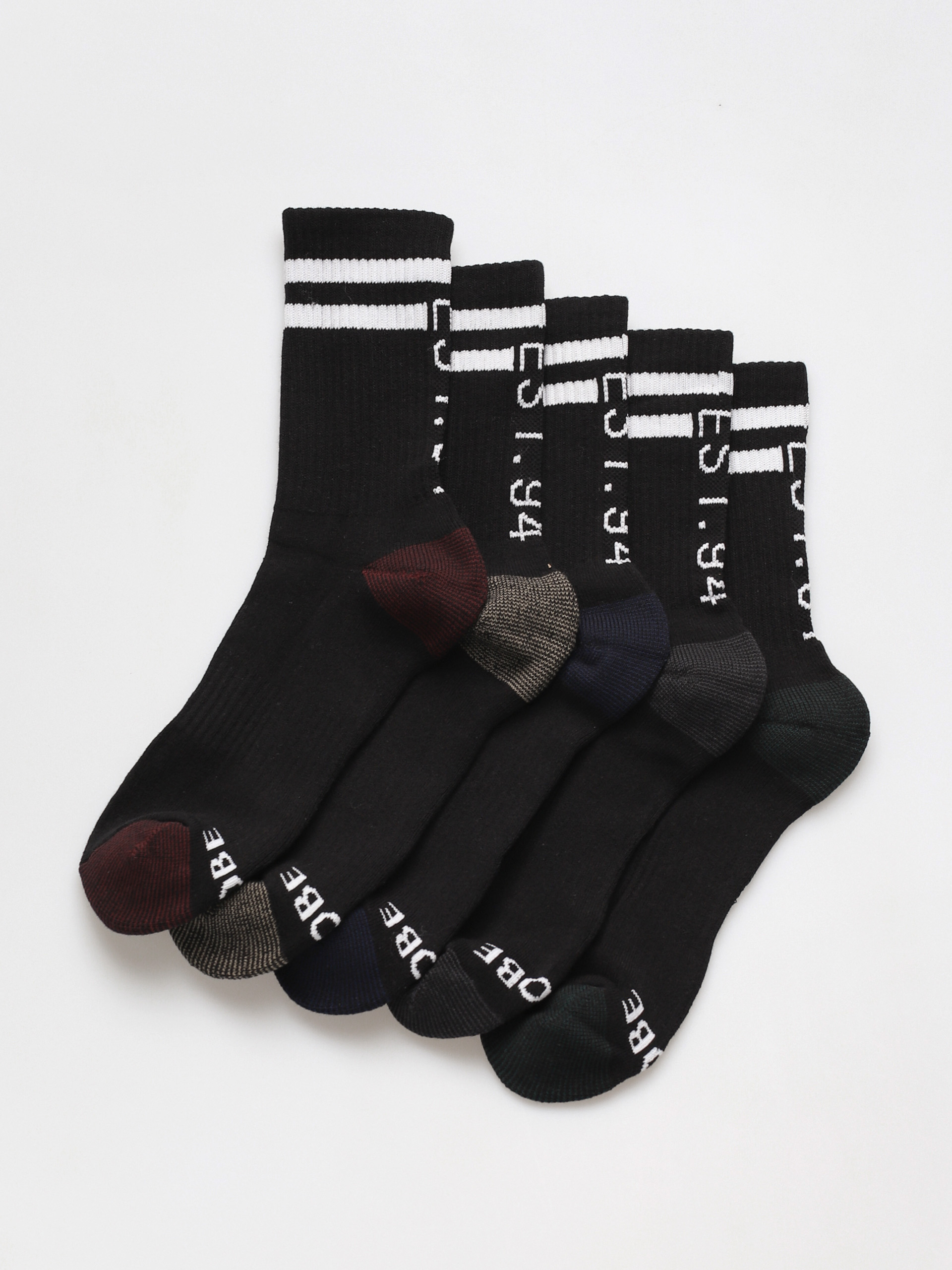 Skarpetki Globe Carter Crew 5 Pack (assorted)