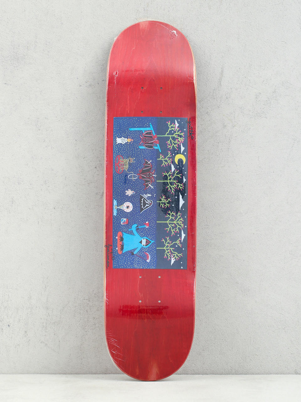 Deck Youth Skateboards X Szati Vaccine (red)