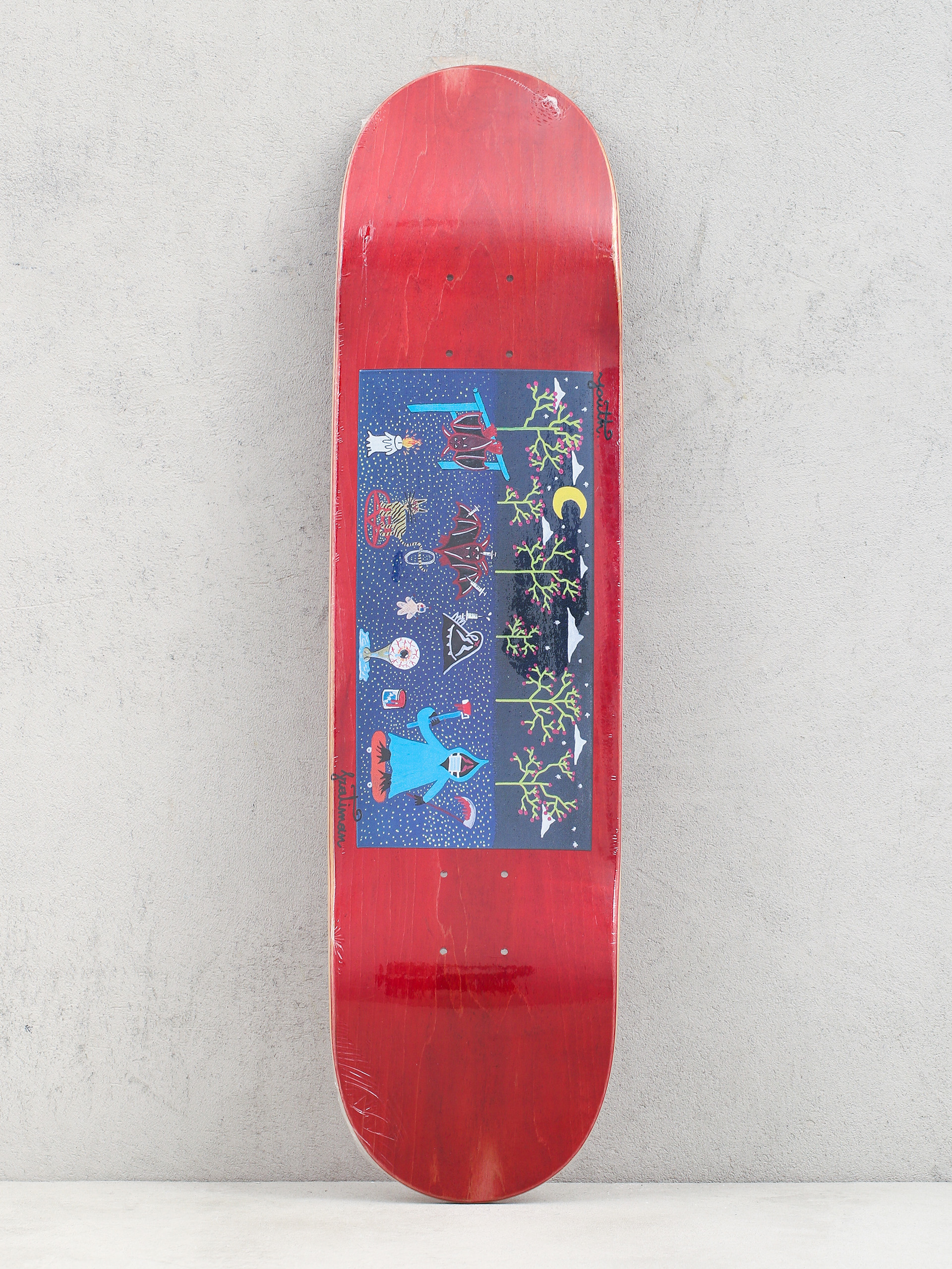 Deck Youth Skateboards X Szati Vaccine (red)