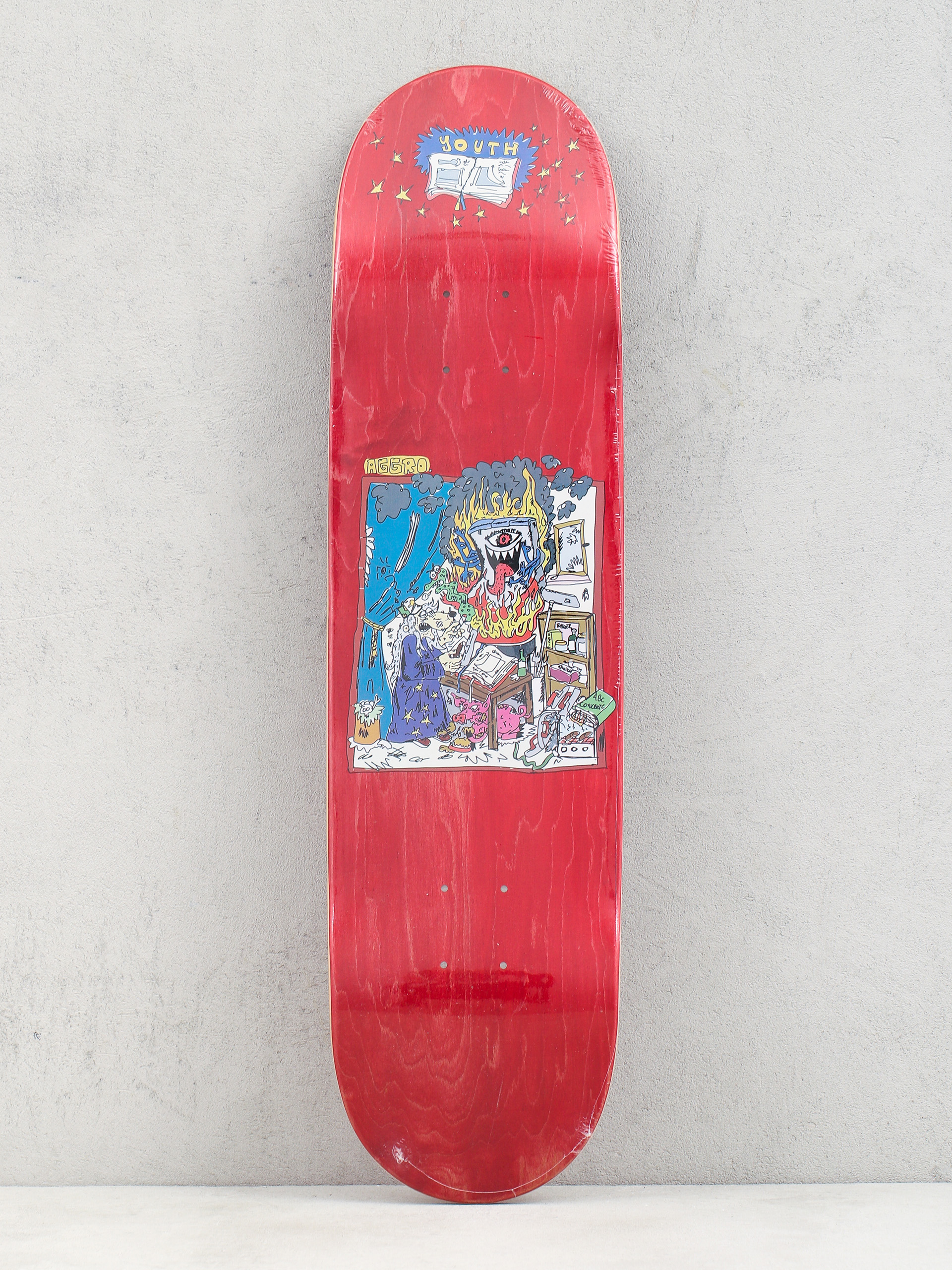 Deck Youth Skateboards Wizard (red)