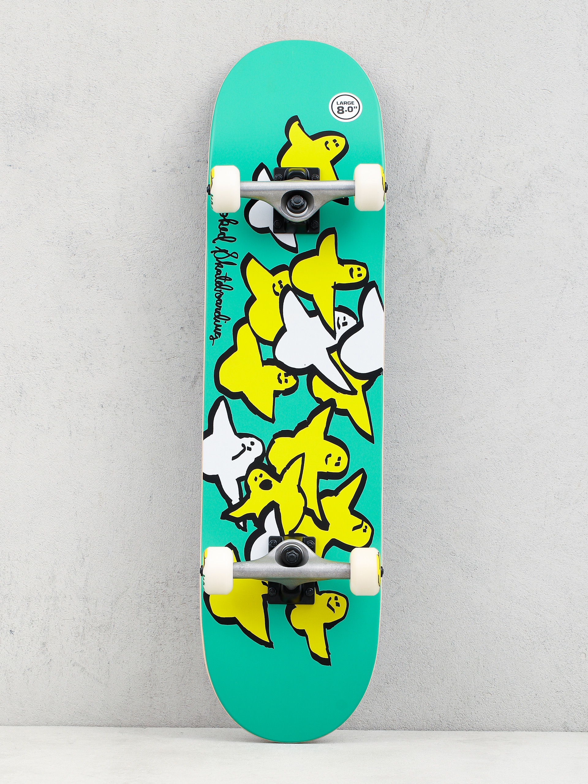 Deskorolka Krooked Birds (mint)