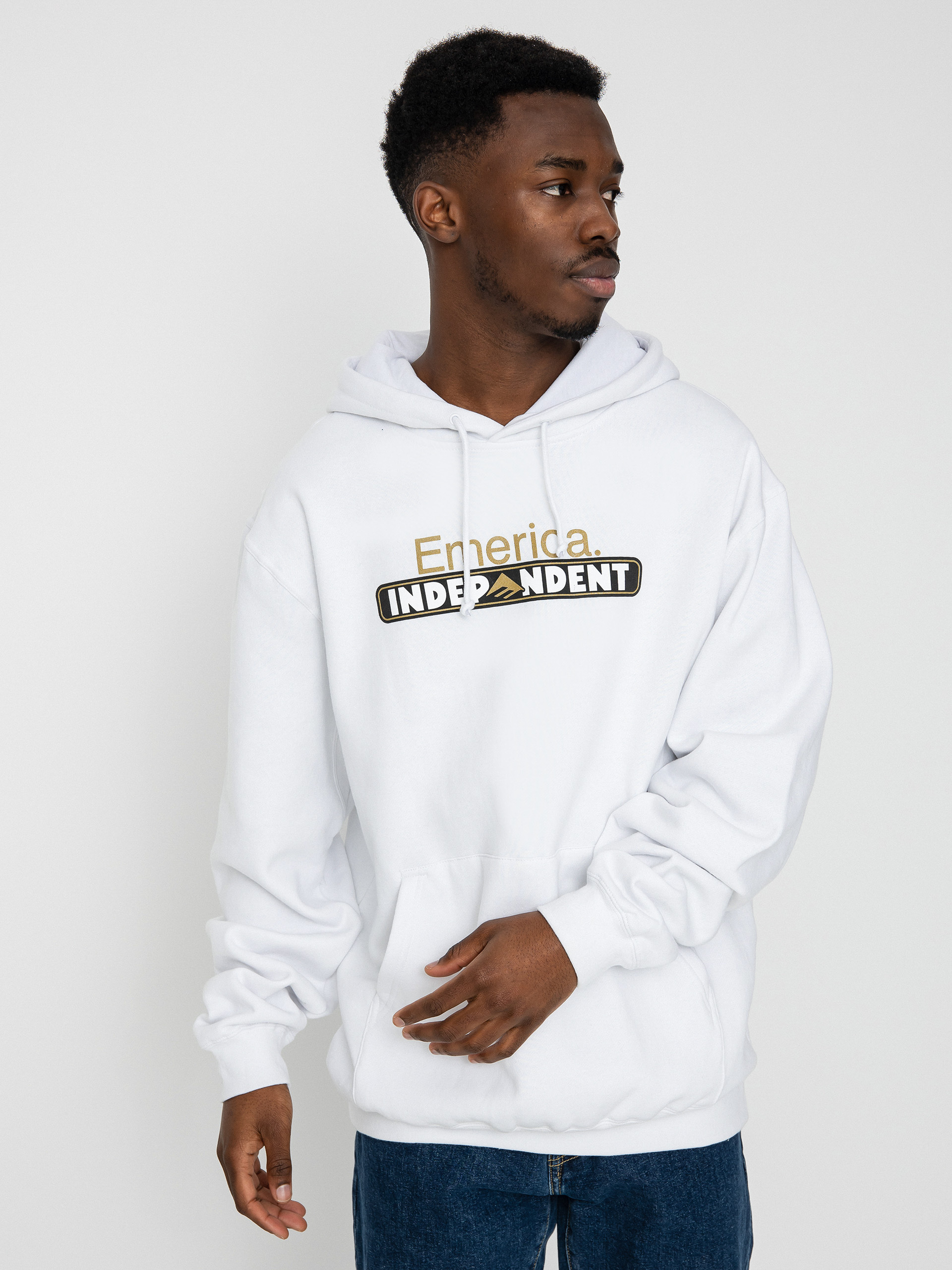 Bluza z kapturem Emerica Emerica X Indy Bar HD (white)