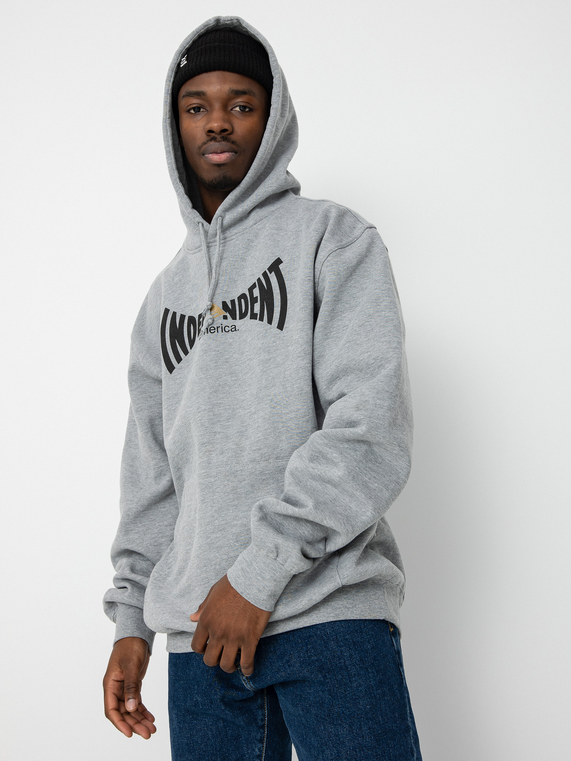 Bluza z kapturem Emerica Emerica X Indy Span HD (grey/heather)