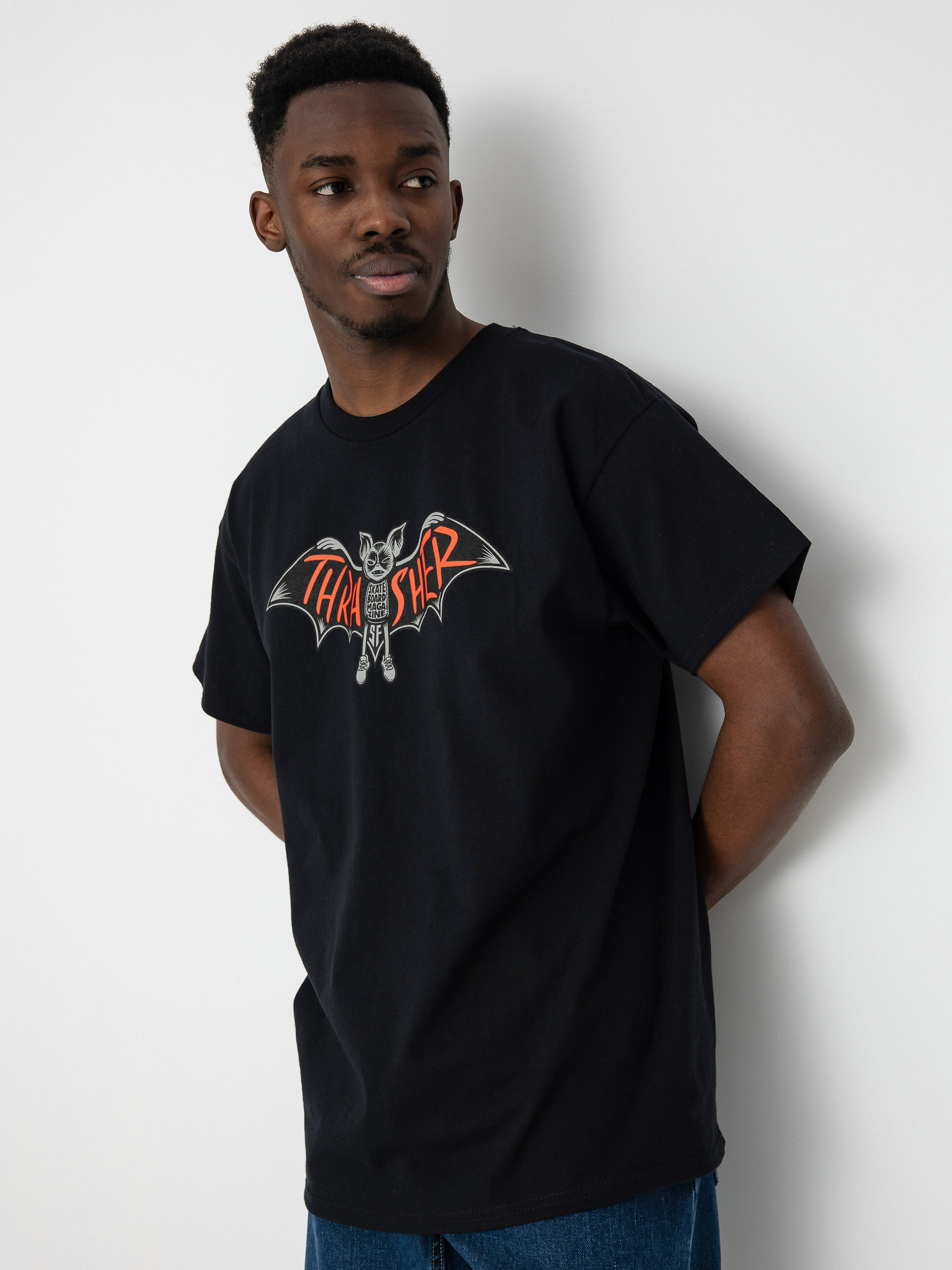 T-shirt Thrasher Bat (black)