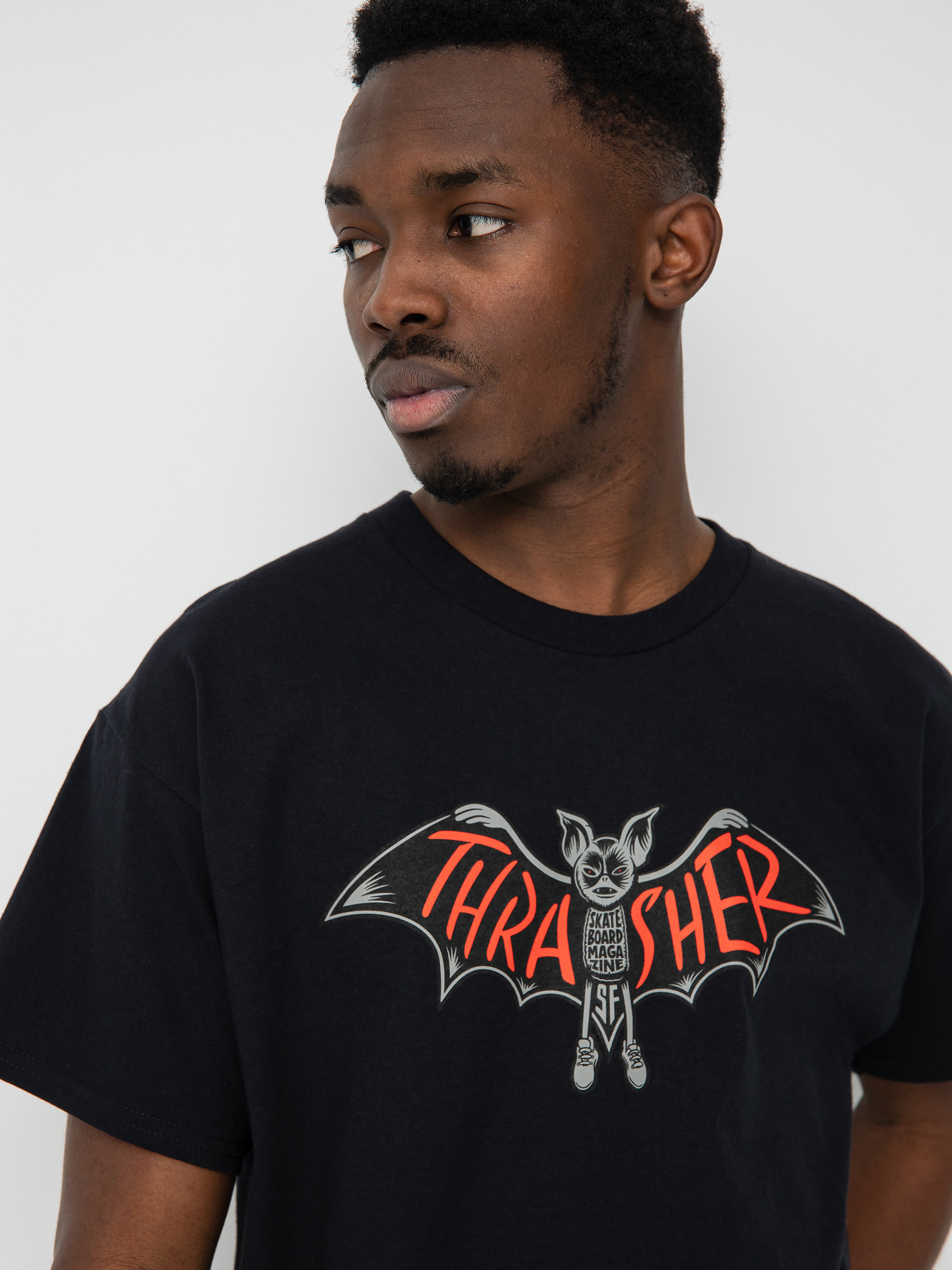 T-shirt Thrasher Bat (black)