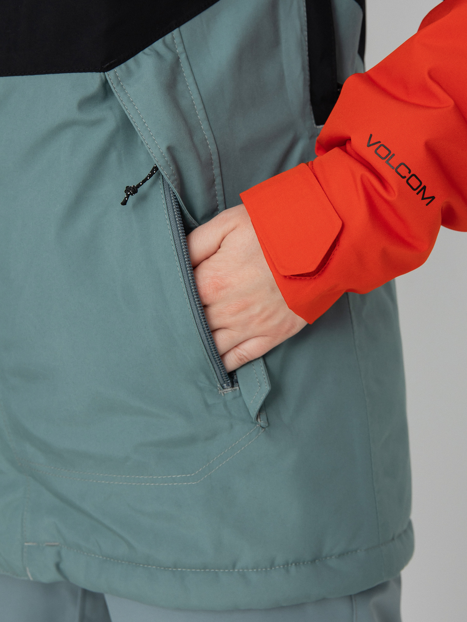 Damska Kurtka snowboardowa Volcom Aris Ins Gore (green ash)