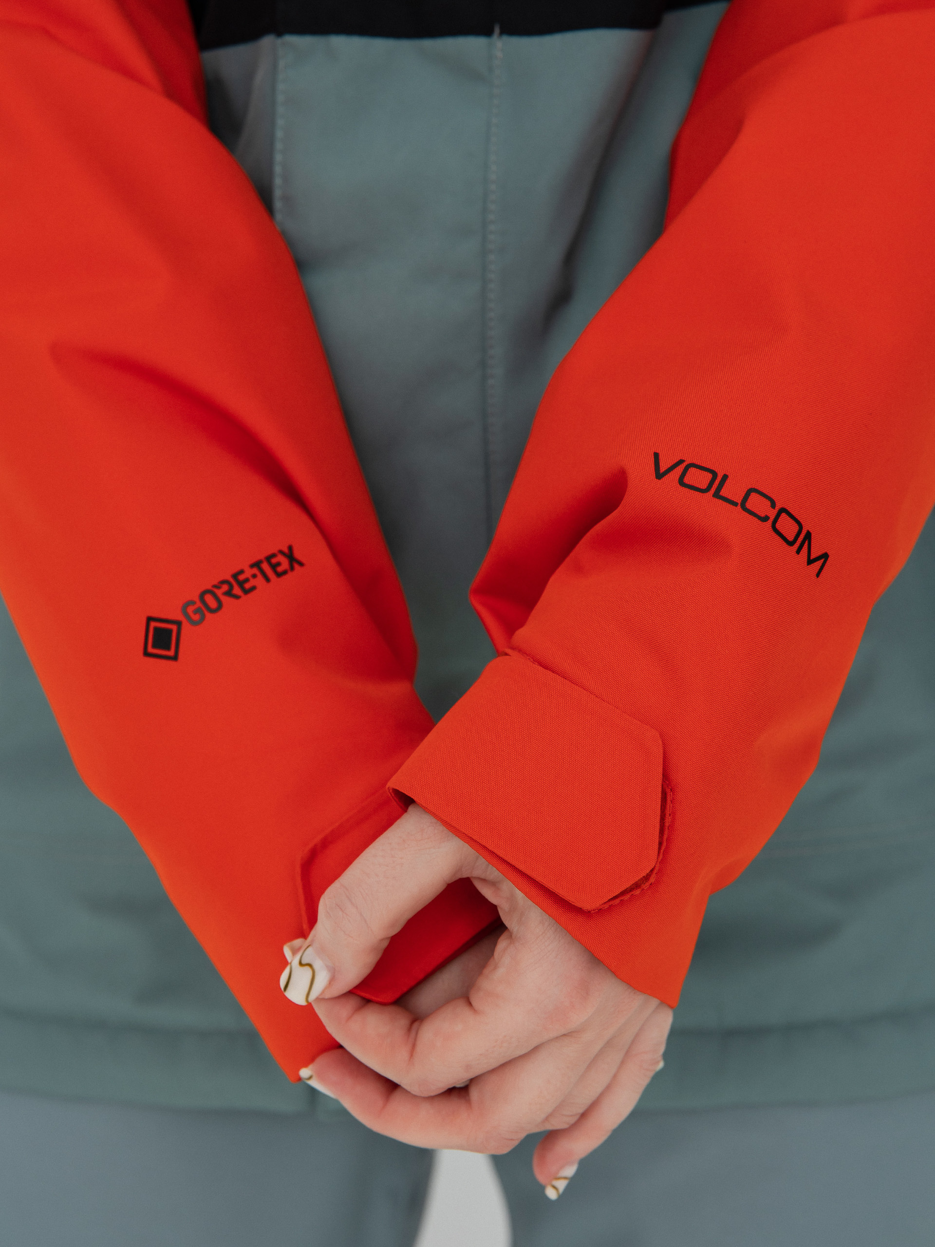 Damska Kurtka snowboardowa Volcom Aris Ins Gore (green ash)