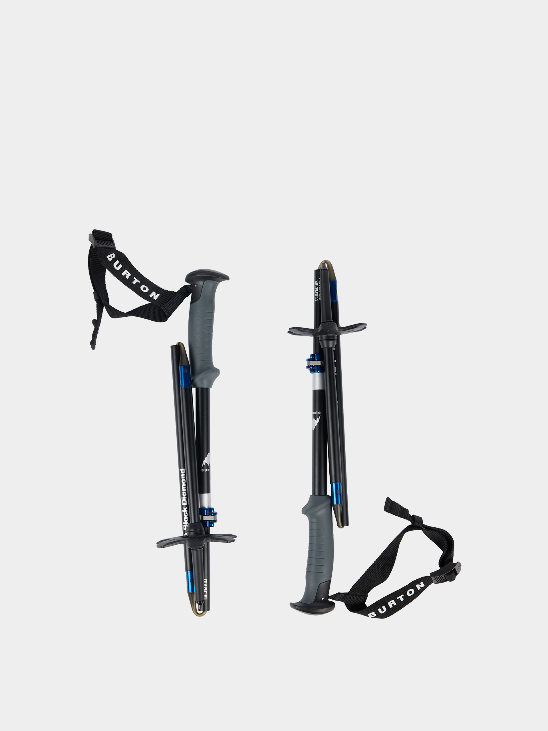 Kijki Burton X Black Diamond Compactor Poles (black/blue)