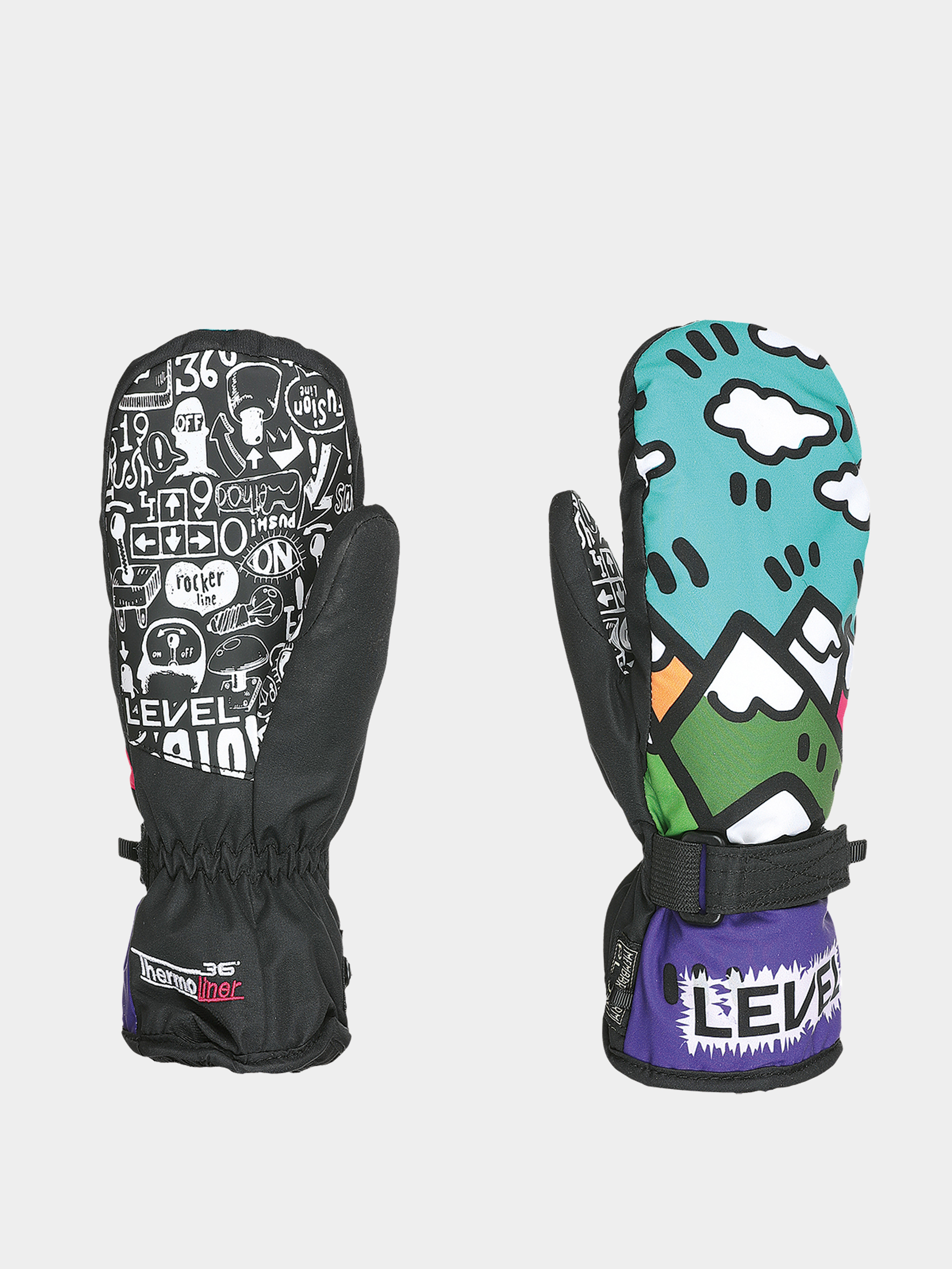 Rękawice Level Junior Mitt JR (purple)