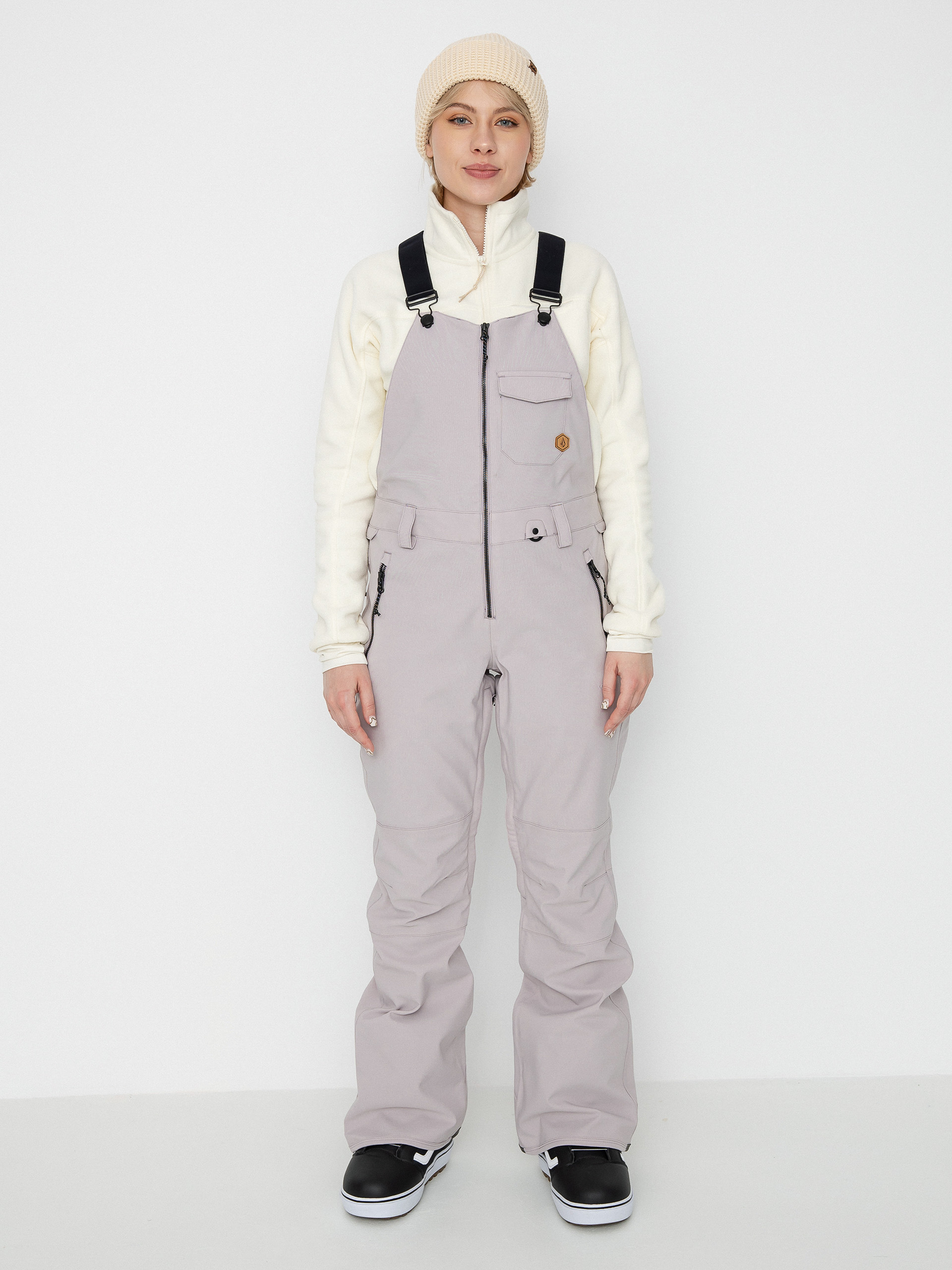 Damskie Spodnie snowboardowe Volcom Swift Bib Overall (amethyst smoke)