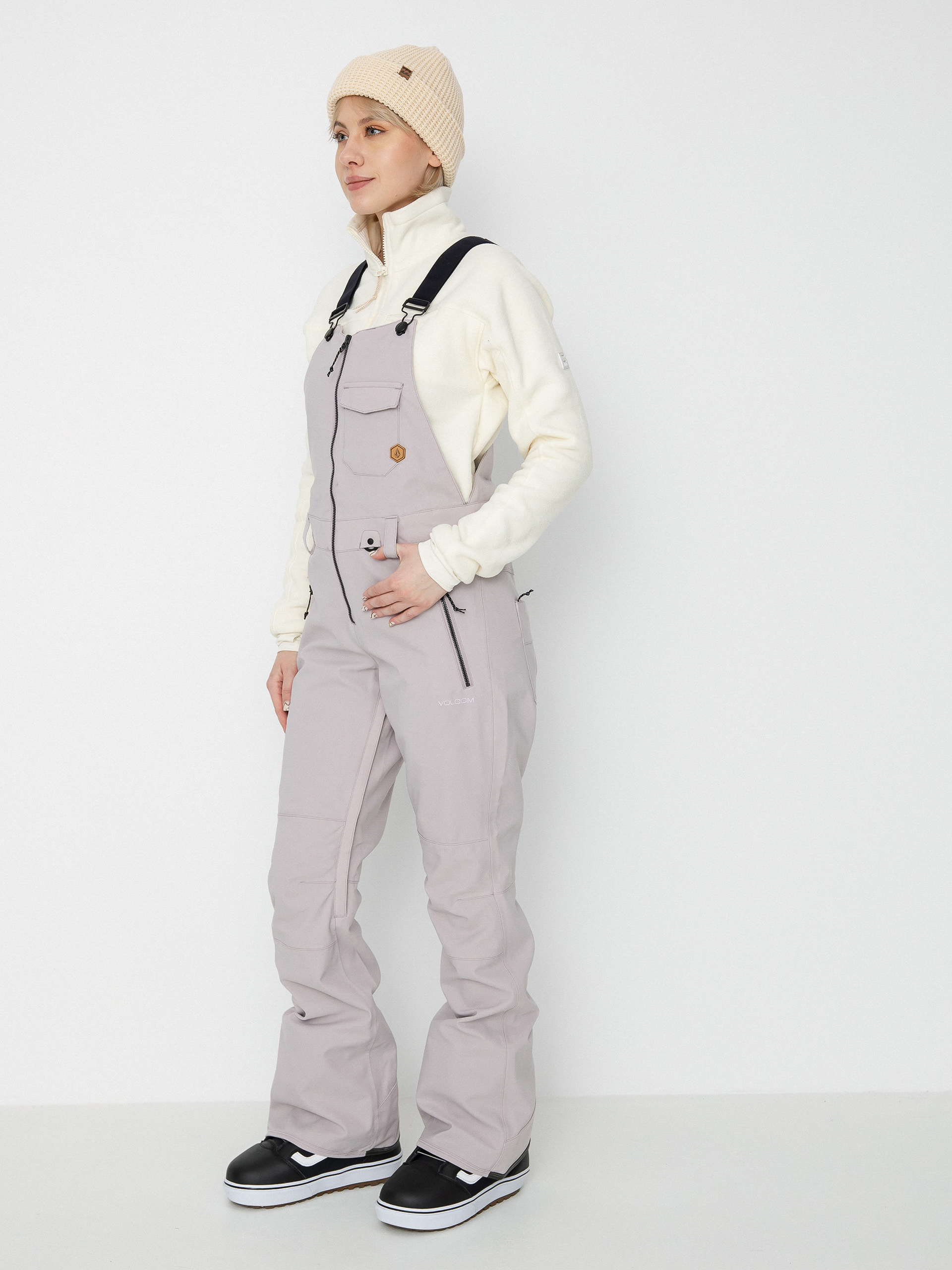 Damskie Spodnie snowboardowe Volcom Swift Bib Overall (amethyst smoke)