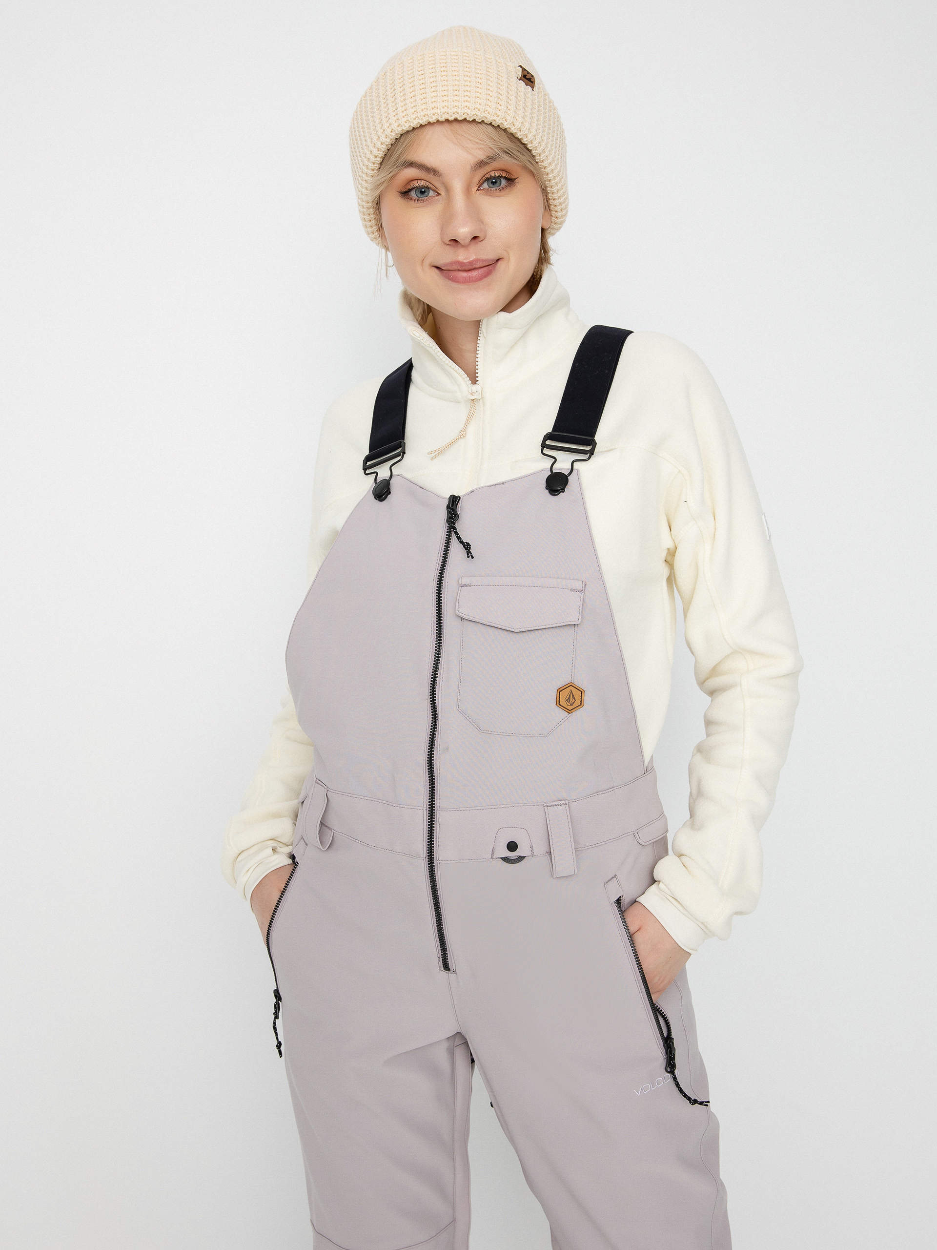 Damskie Spodnie snowboardowe Volcom Swift Bib Overall (amethyst smoke)