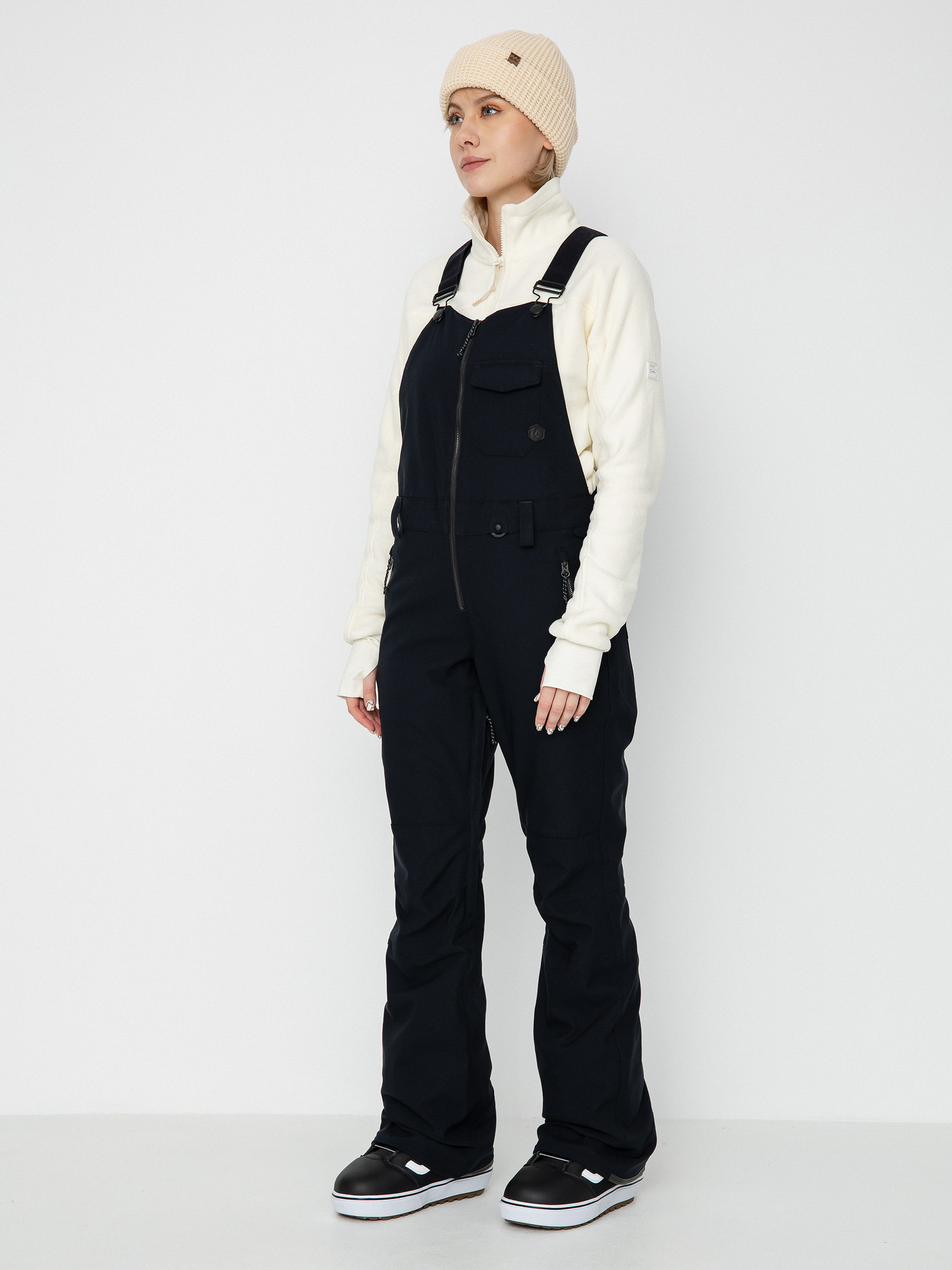 Damskie Spodnie snowboardowe Volcom Swift Bib Overall (black)