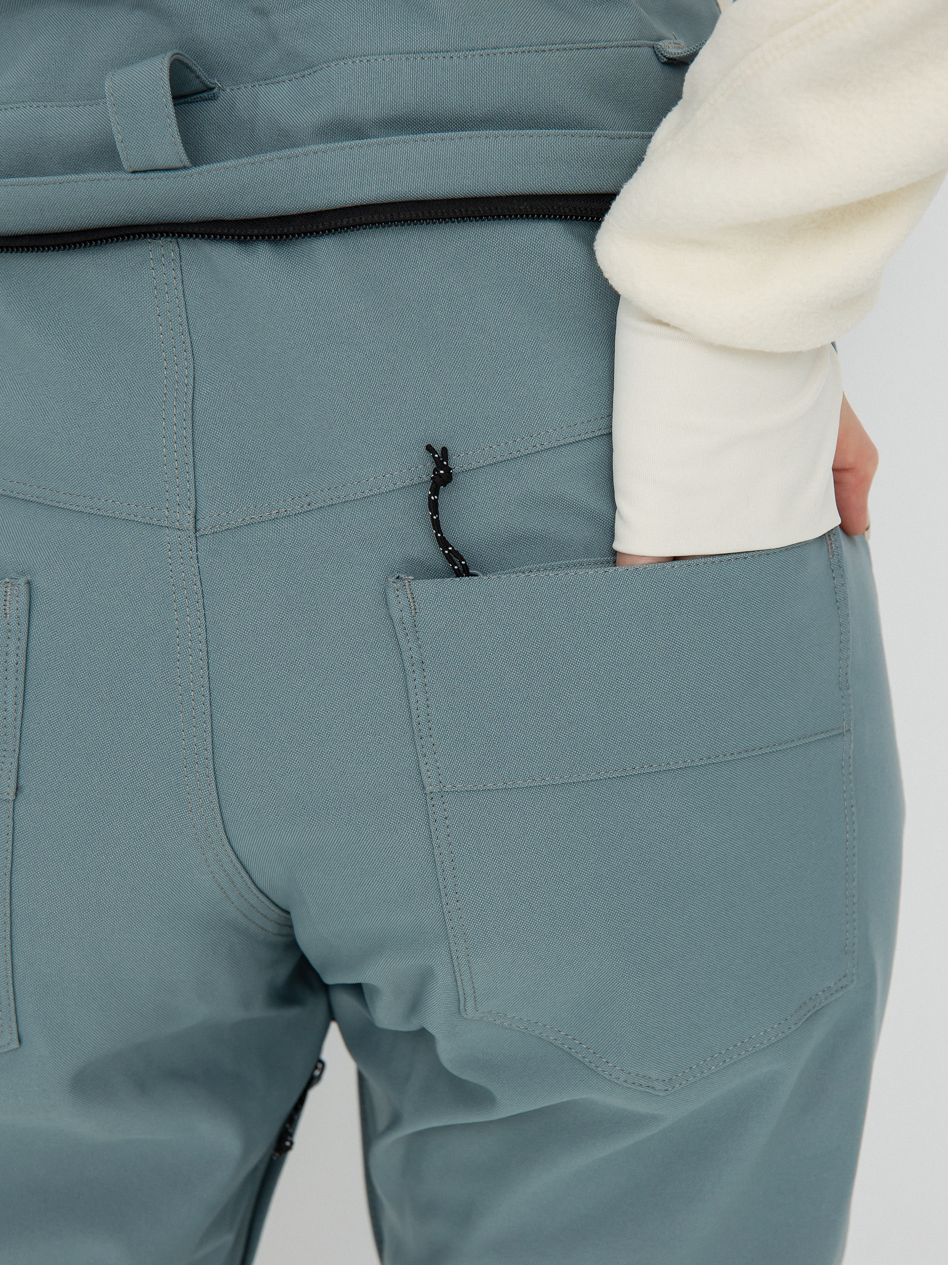 Damskie Spodnie snowboardowe Volcom Swift Bib Overall (green ash)
