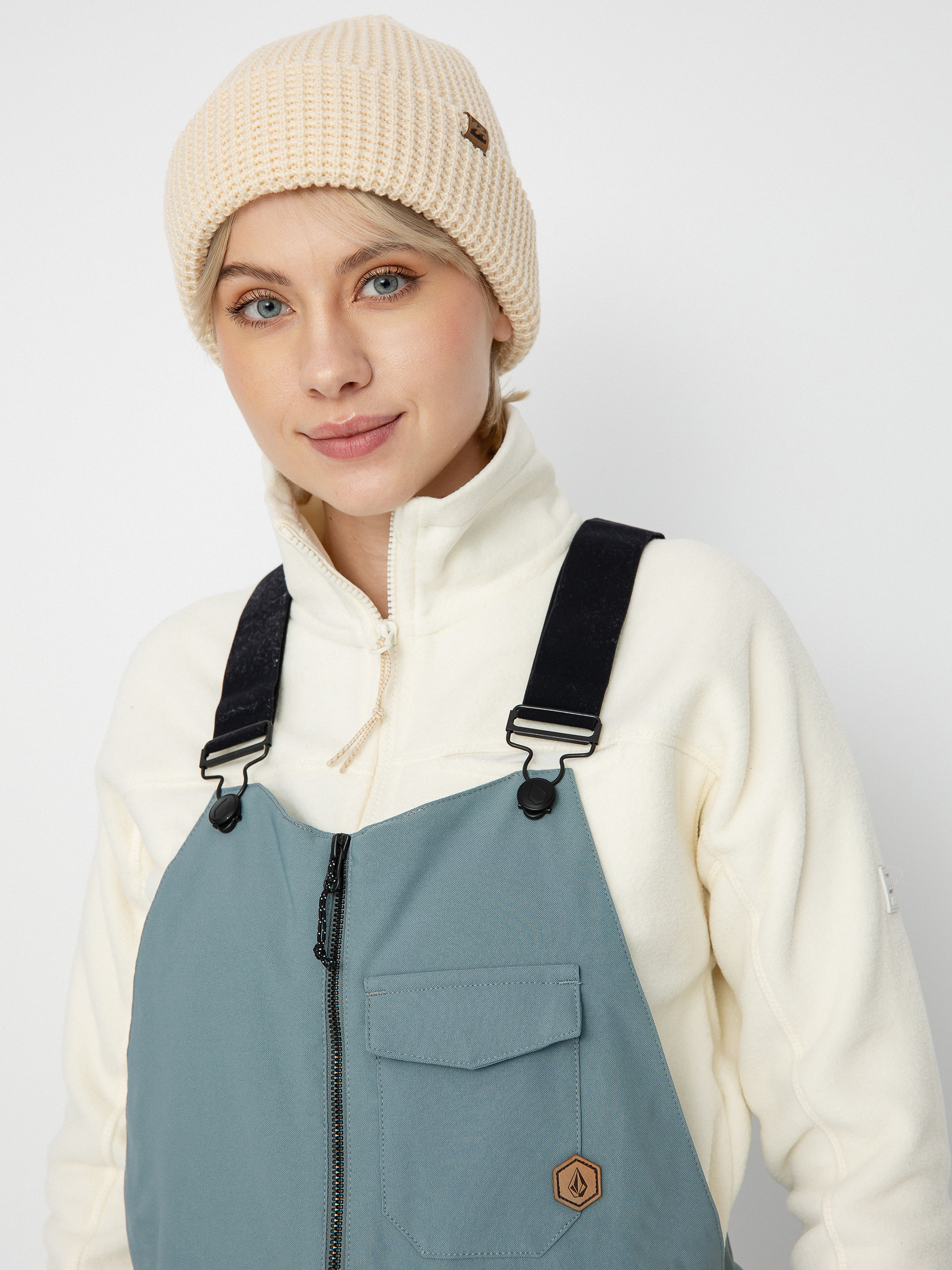 Damskie Spodnie snowboardowe Volcom Swift Bib Overall (green ash)