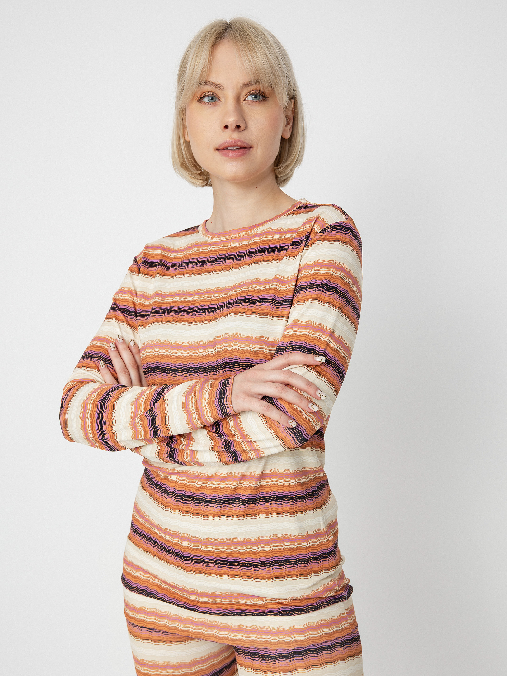 Damski Longsleeve aktywny Billabong Warm Up Tech (adobe)