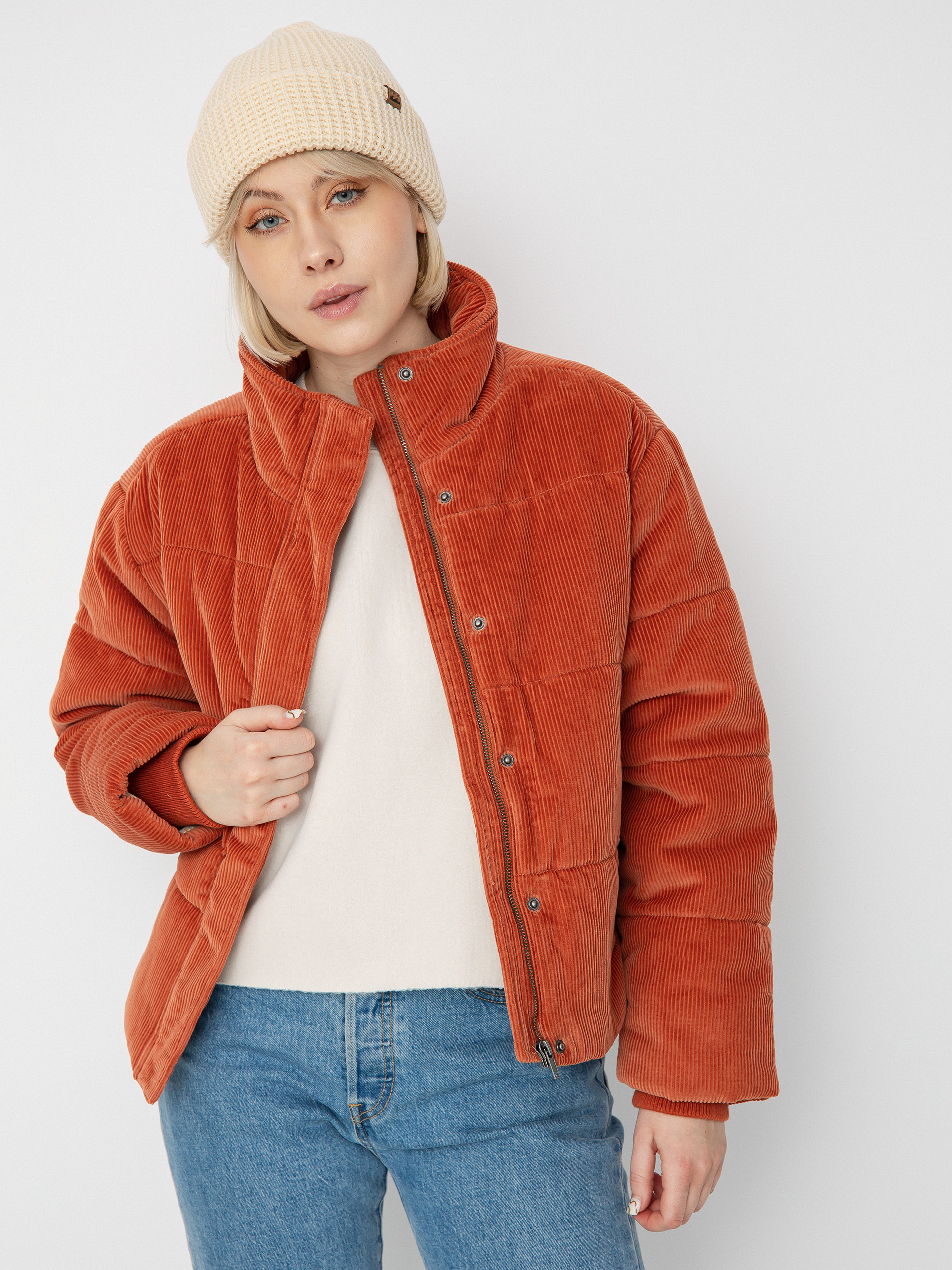 Kurtka RVCA Eezeh Puffer Wmn (cinnamon)