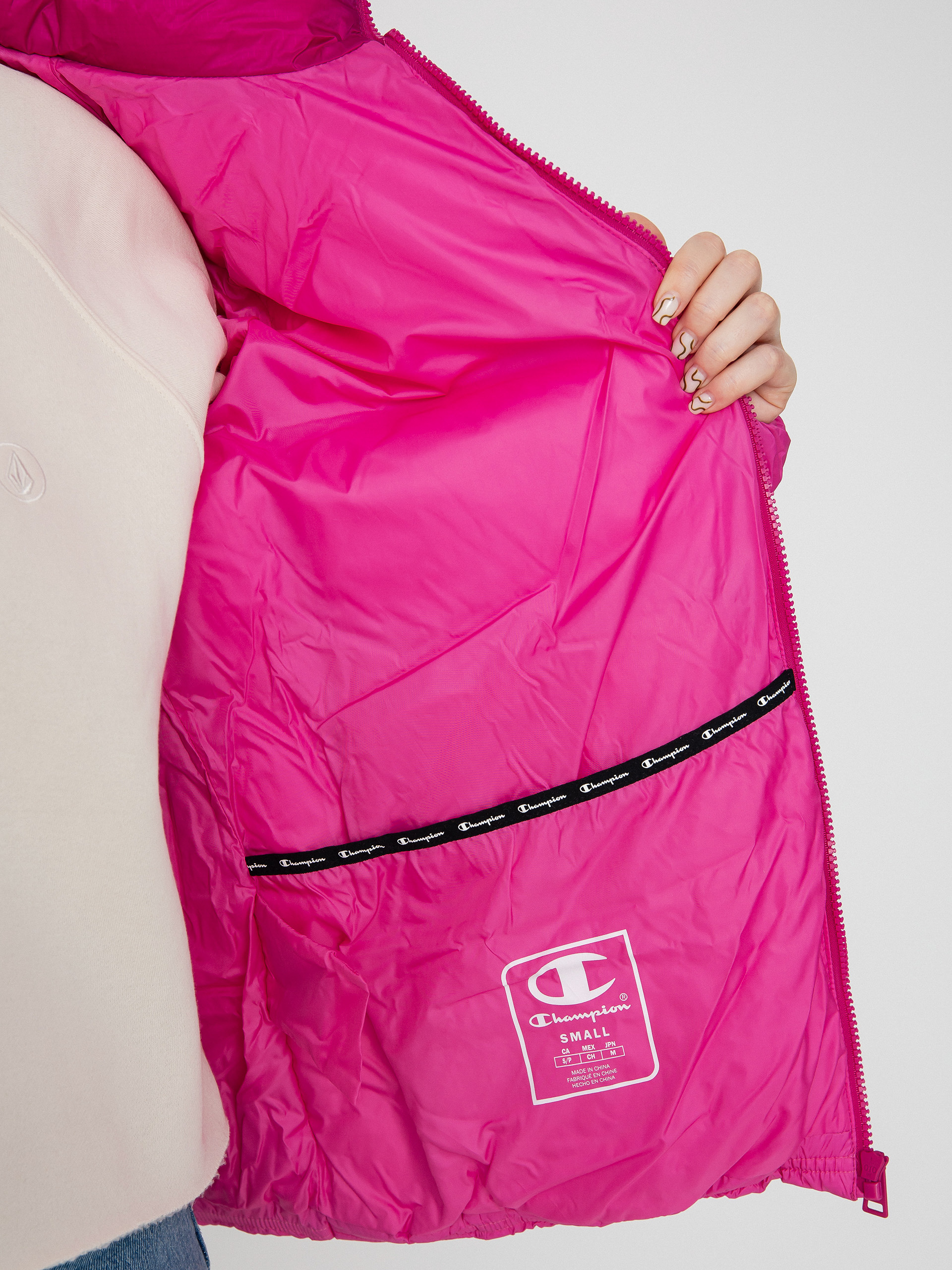 Kurtka Champion Legacy Polyfilled Jacket 115756 Wmn (rro/amr)