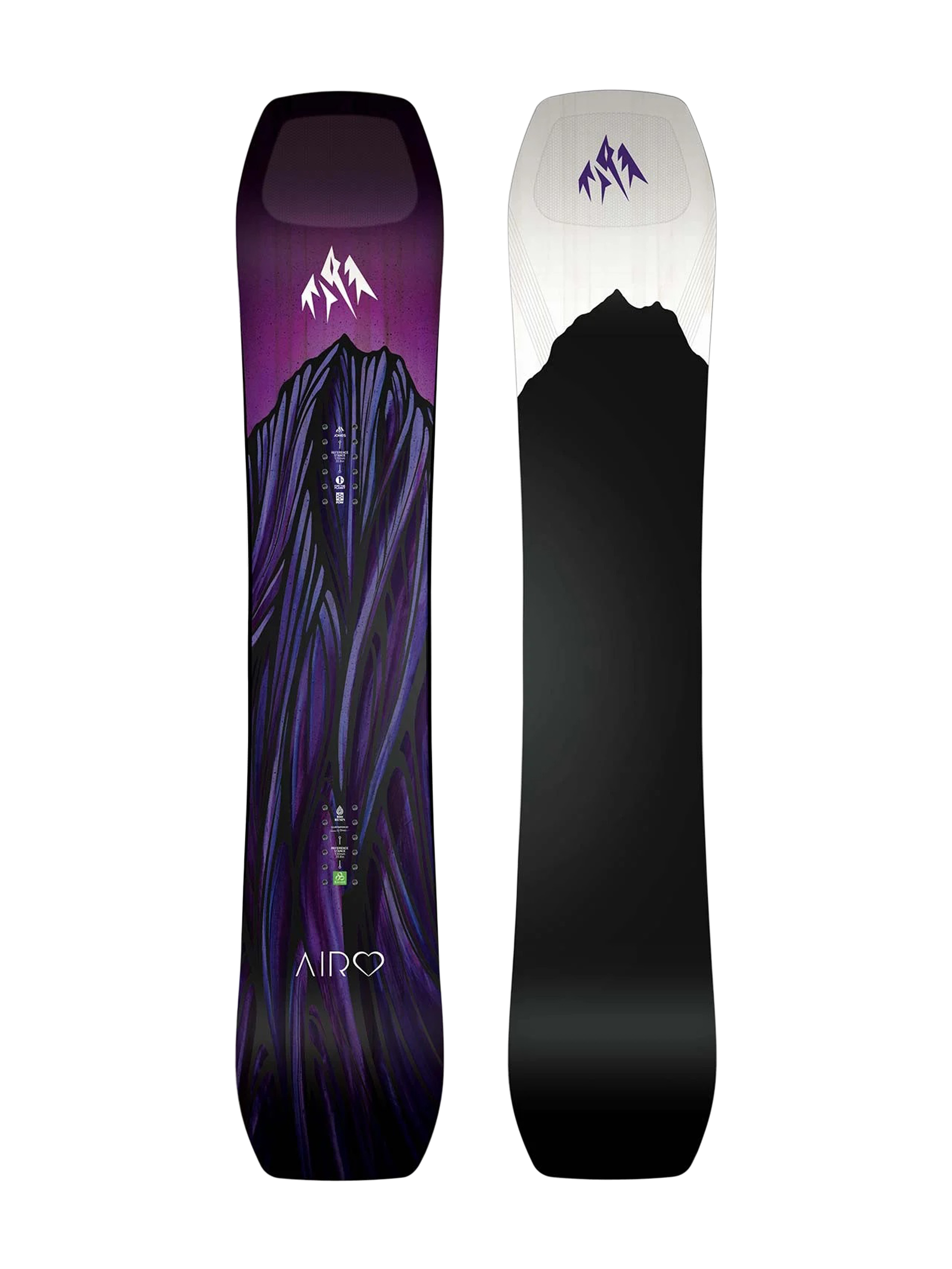 Damska Deska snowboardowa Jones Snowboards Airheart 2.0 (white/black)
