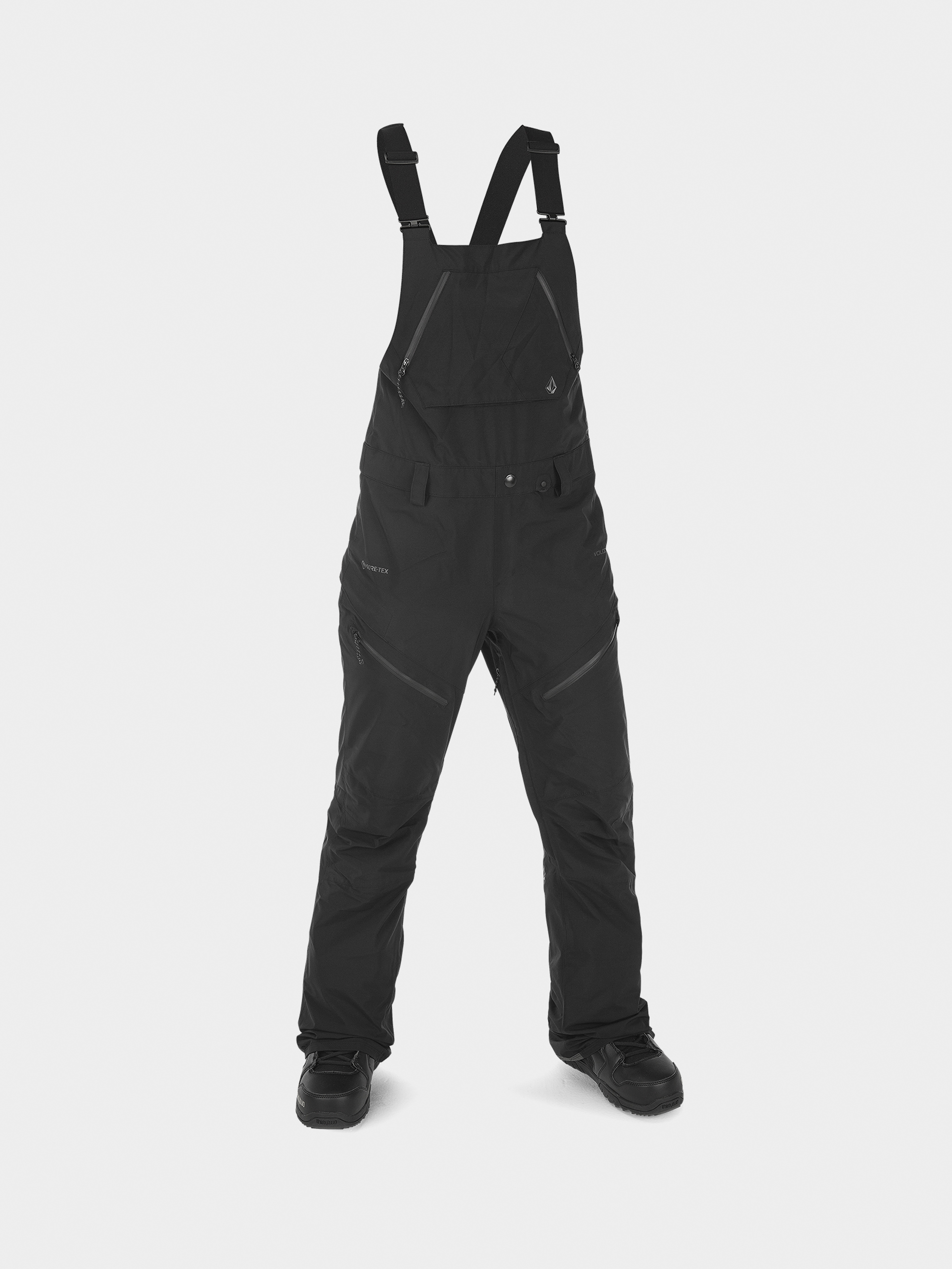 Damskie Spodnie snowboardowe Volcom Elm Stretch Gore Bib Overall (black)