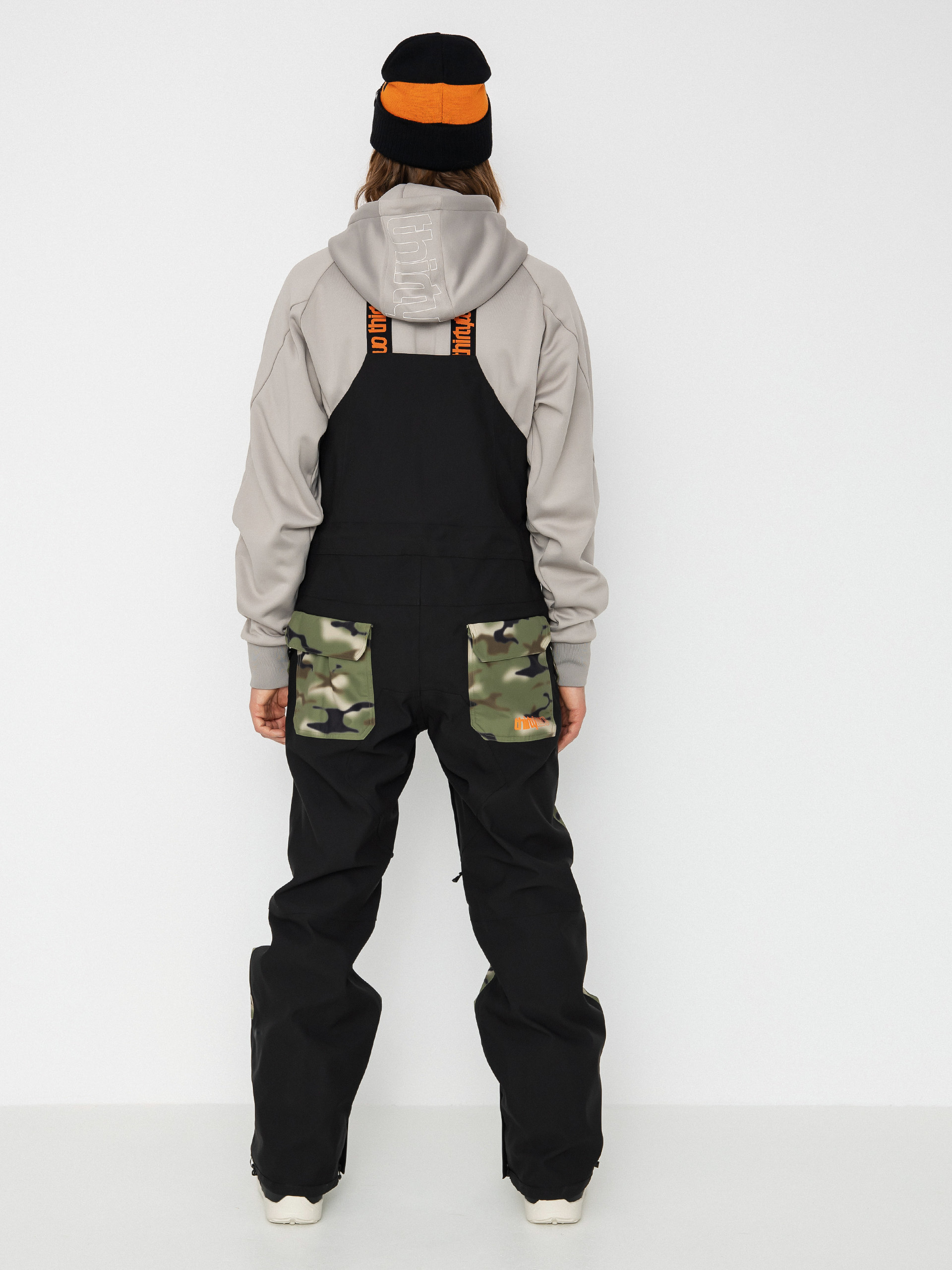 Męskie Spodnie snowboardowe ThirtyTwo Basement Bib (camo)