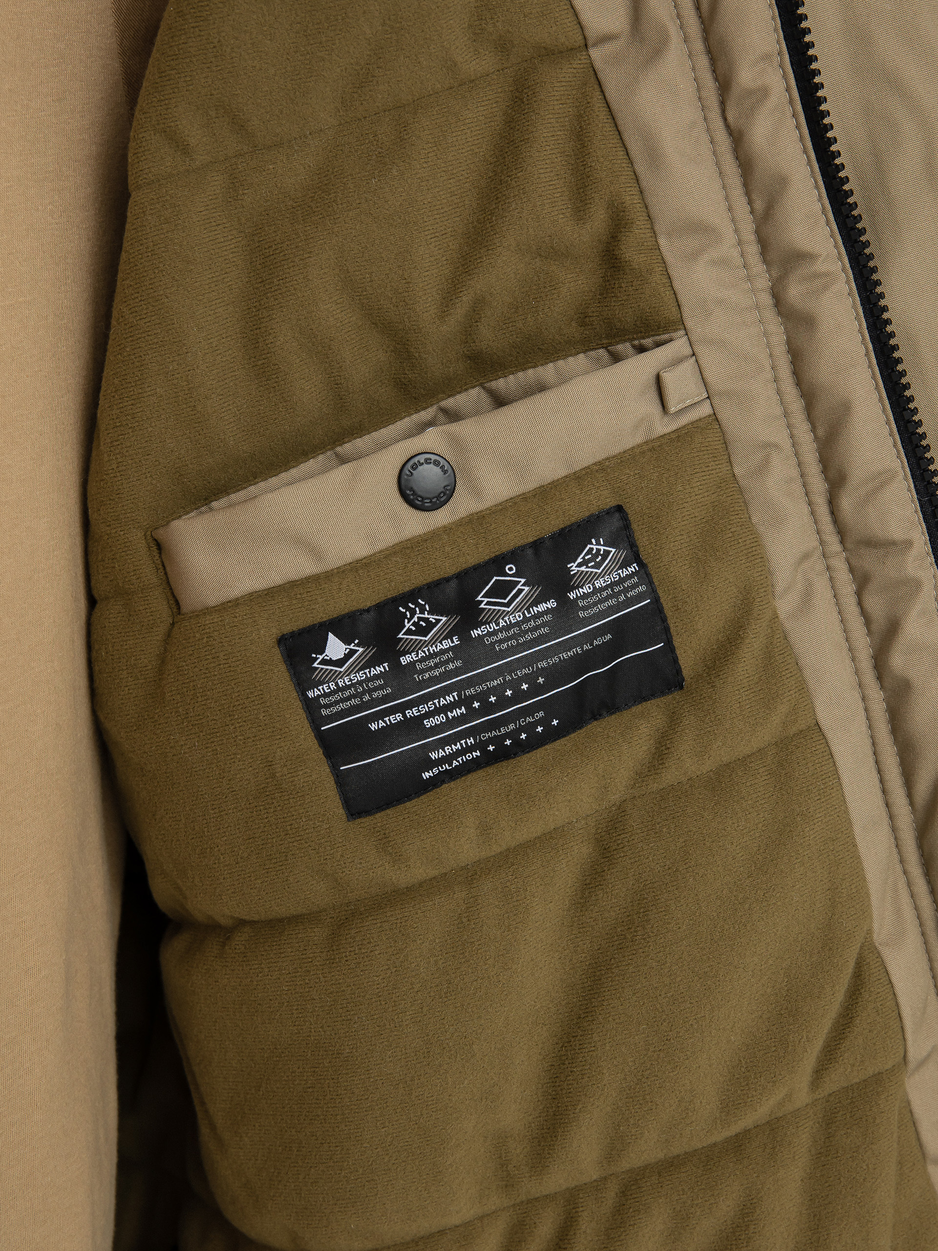 Kurtka Volcom Stoke Stone (khaki)