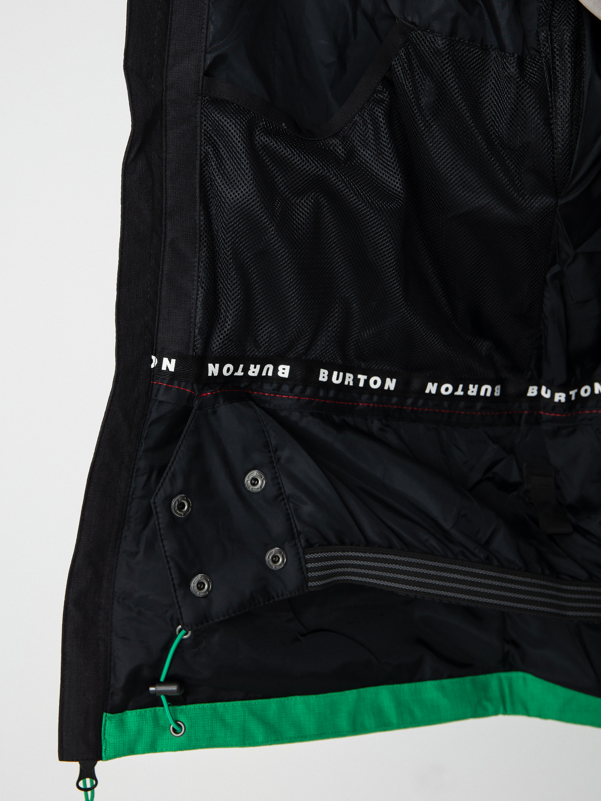 Męska Kurtka snowboardowa Burton Lodgepole (true black/clover green)