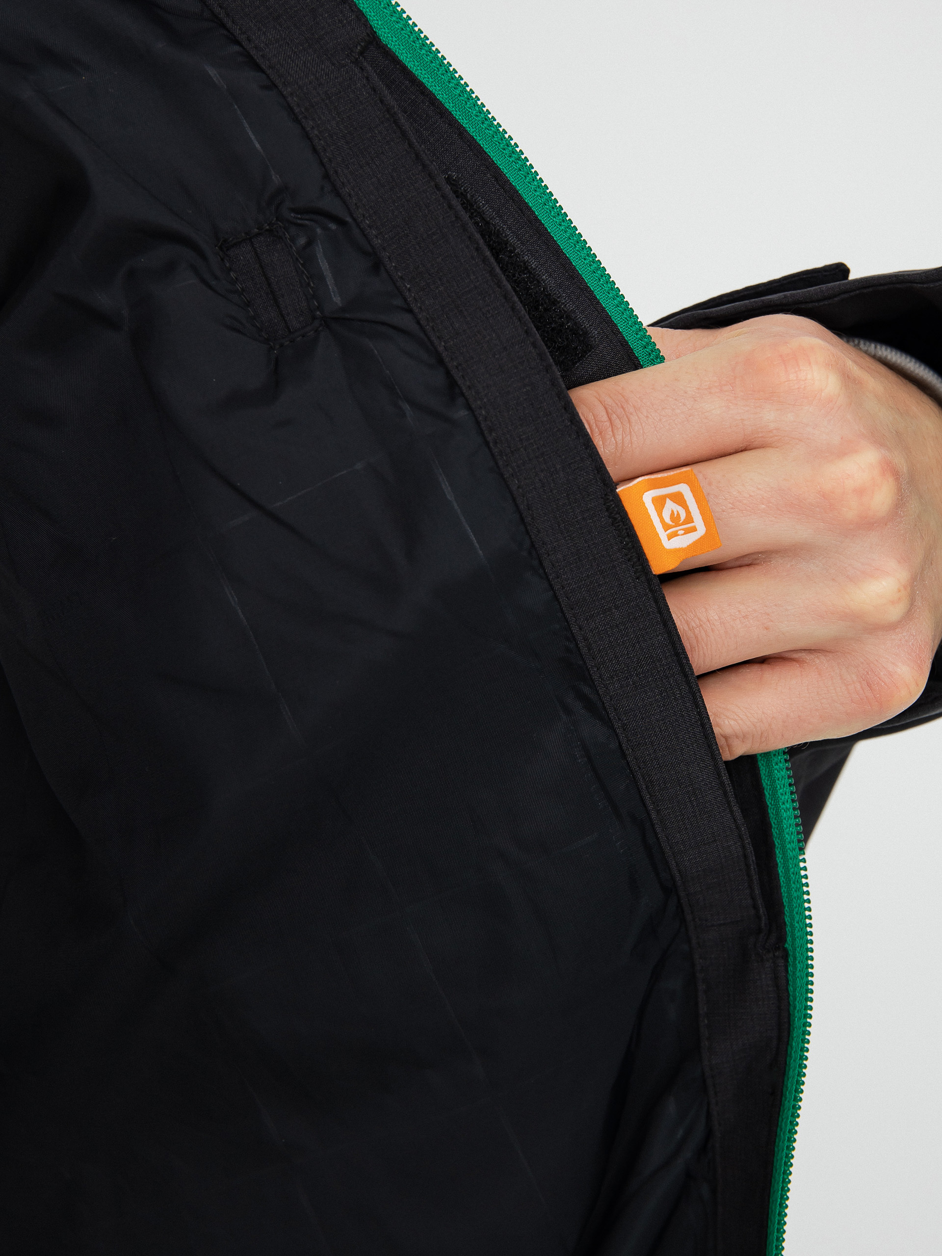 Męska Kurtka snowboardowa Burton Lodgepole (true black/clover green)