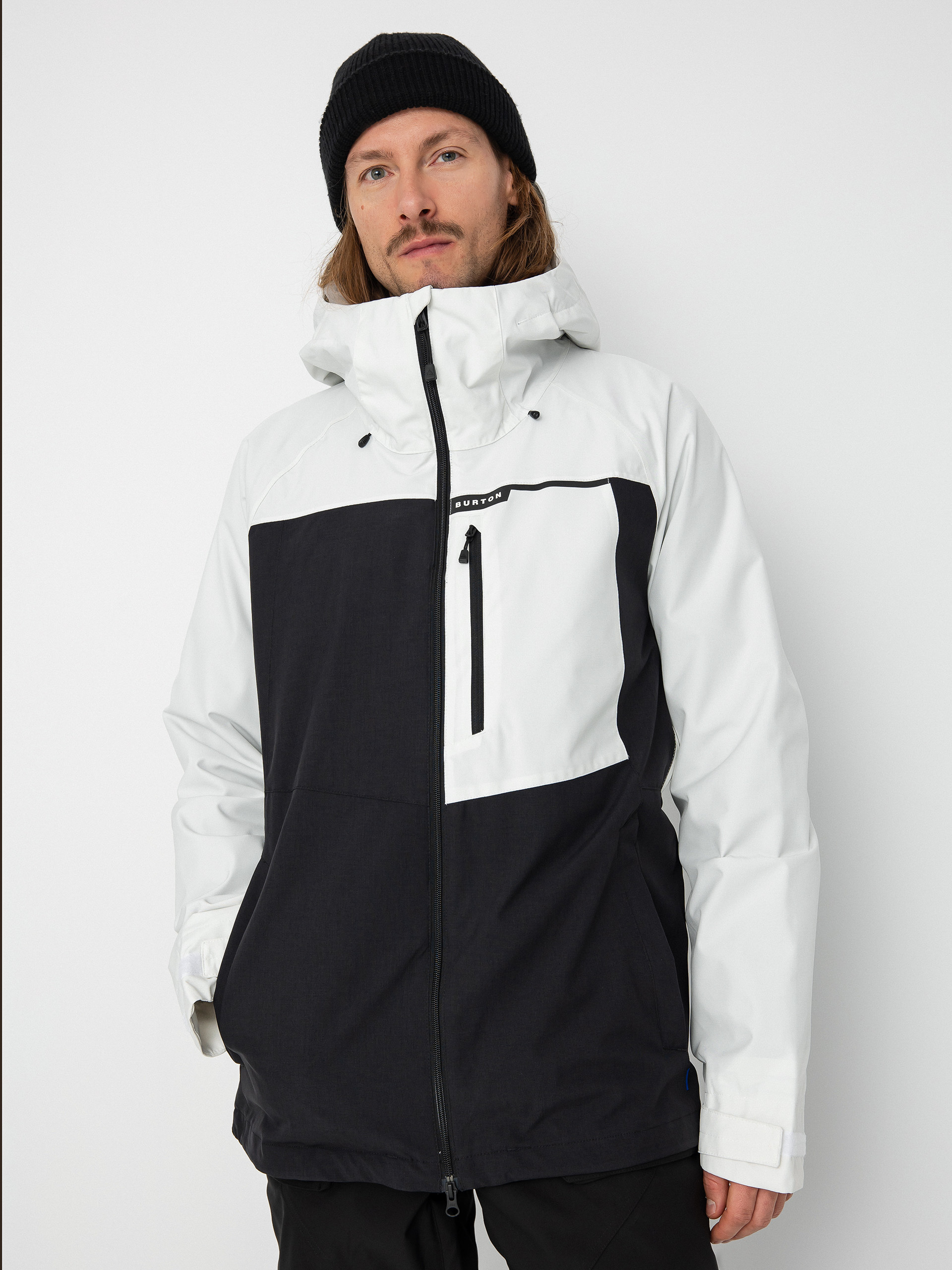 Męska Kurtka snowboardowa Burton Lodgepole (stout white/true black)