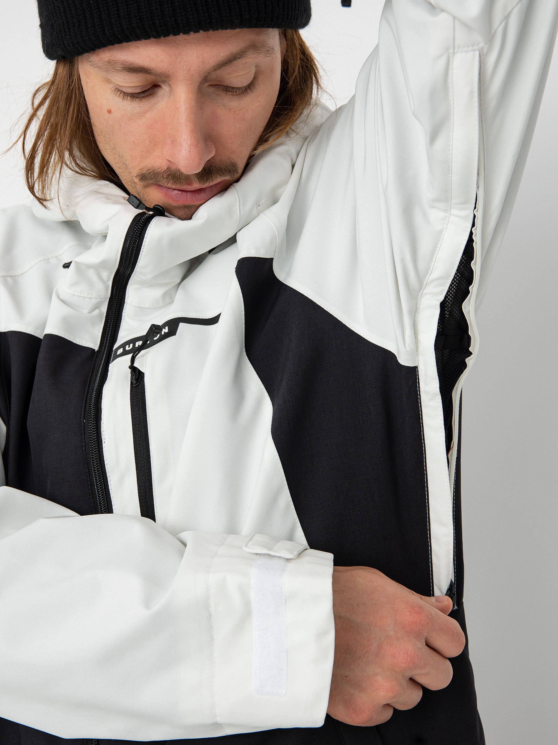 Męska Kurtka snowboardowa Burton Lodgepole (stout white/true black)