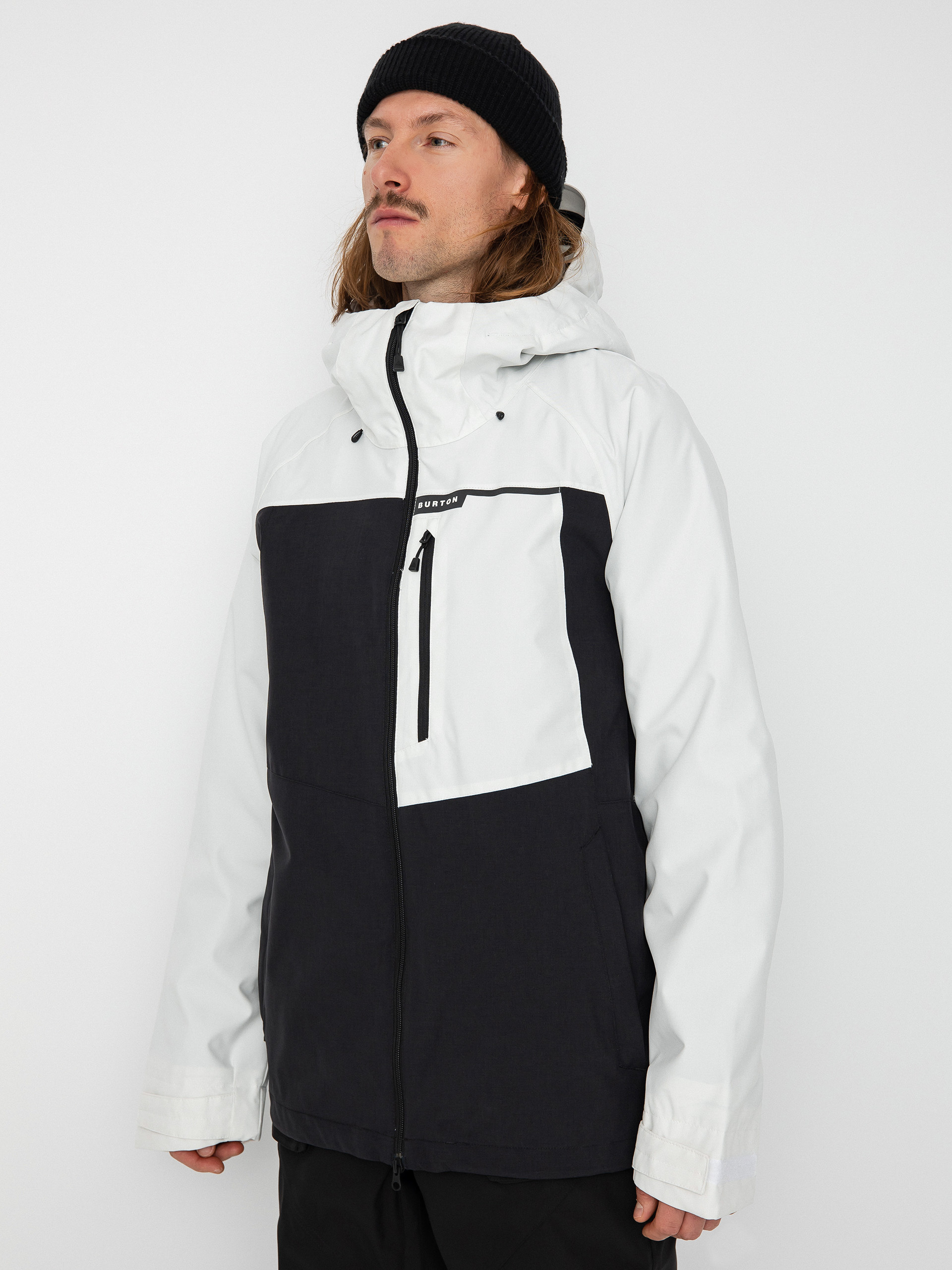 Męska Kurtka snowboardowa Burton Lodgepole (stout white/true black)
