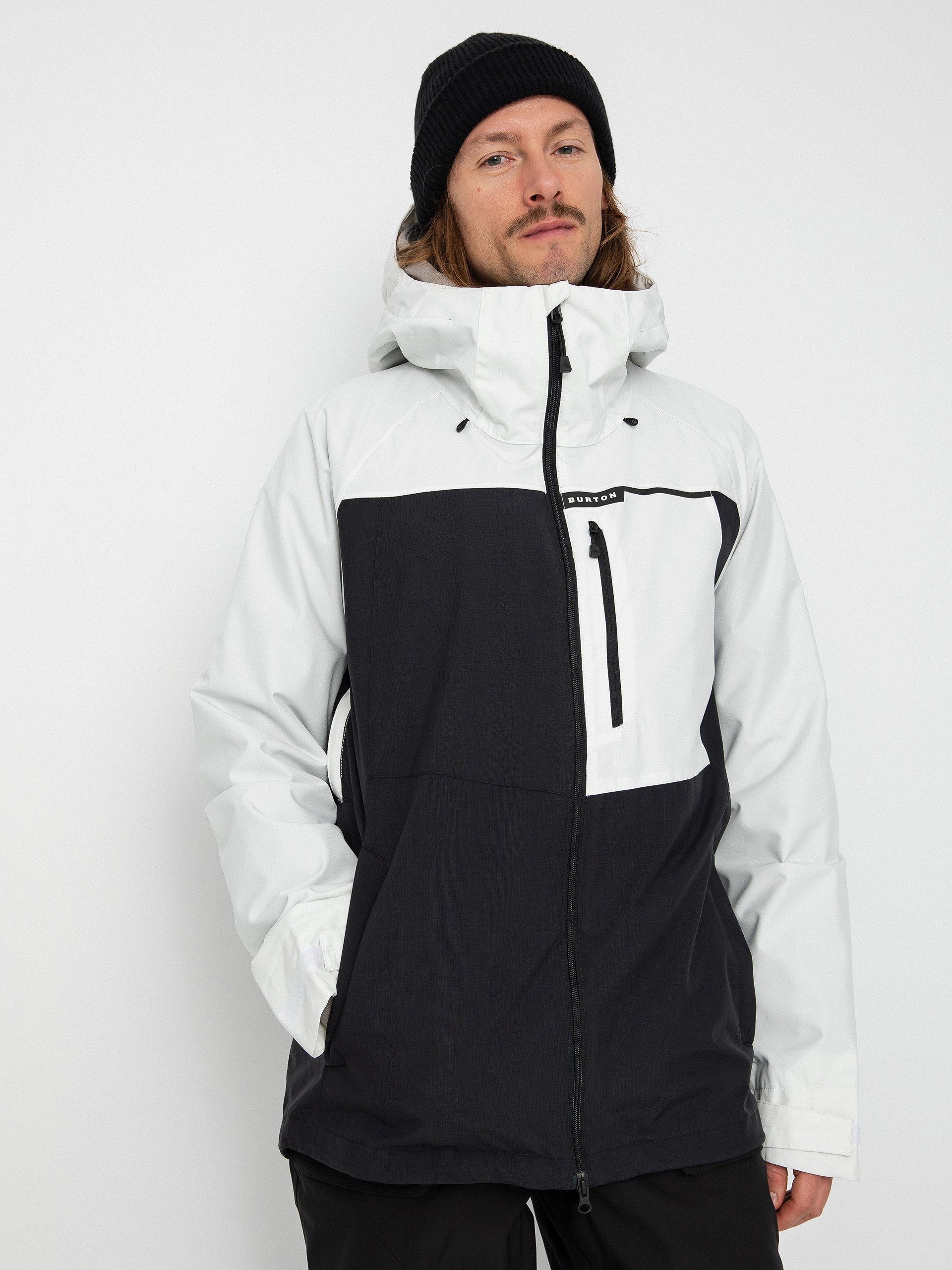 Męska Kurtka snowboardowa Burton Lodgepole (stout white/true black)