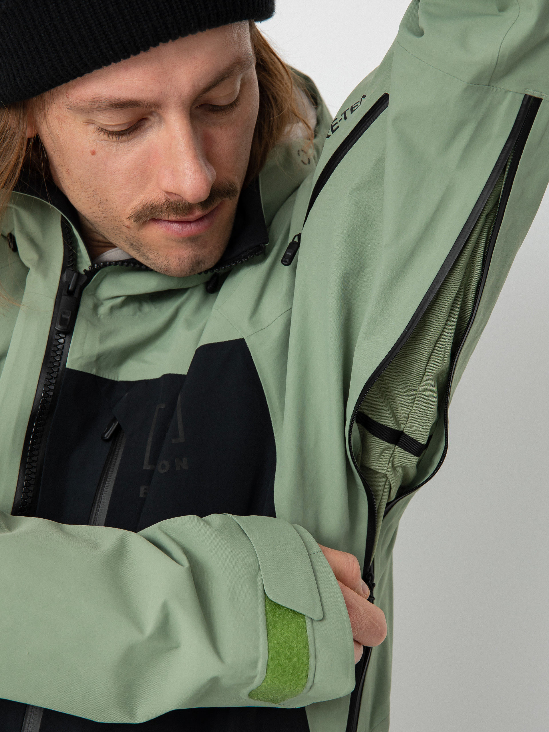 Męska Kurtka snowboardowa Burton Ak Cyclic Gore Tex 2L (hedge green/true black)