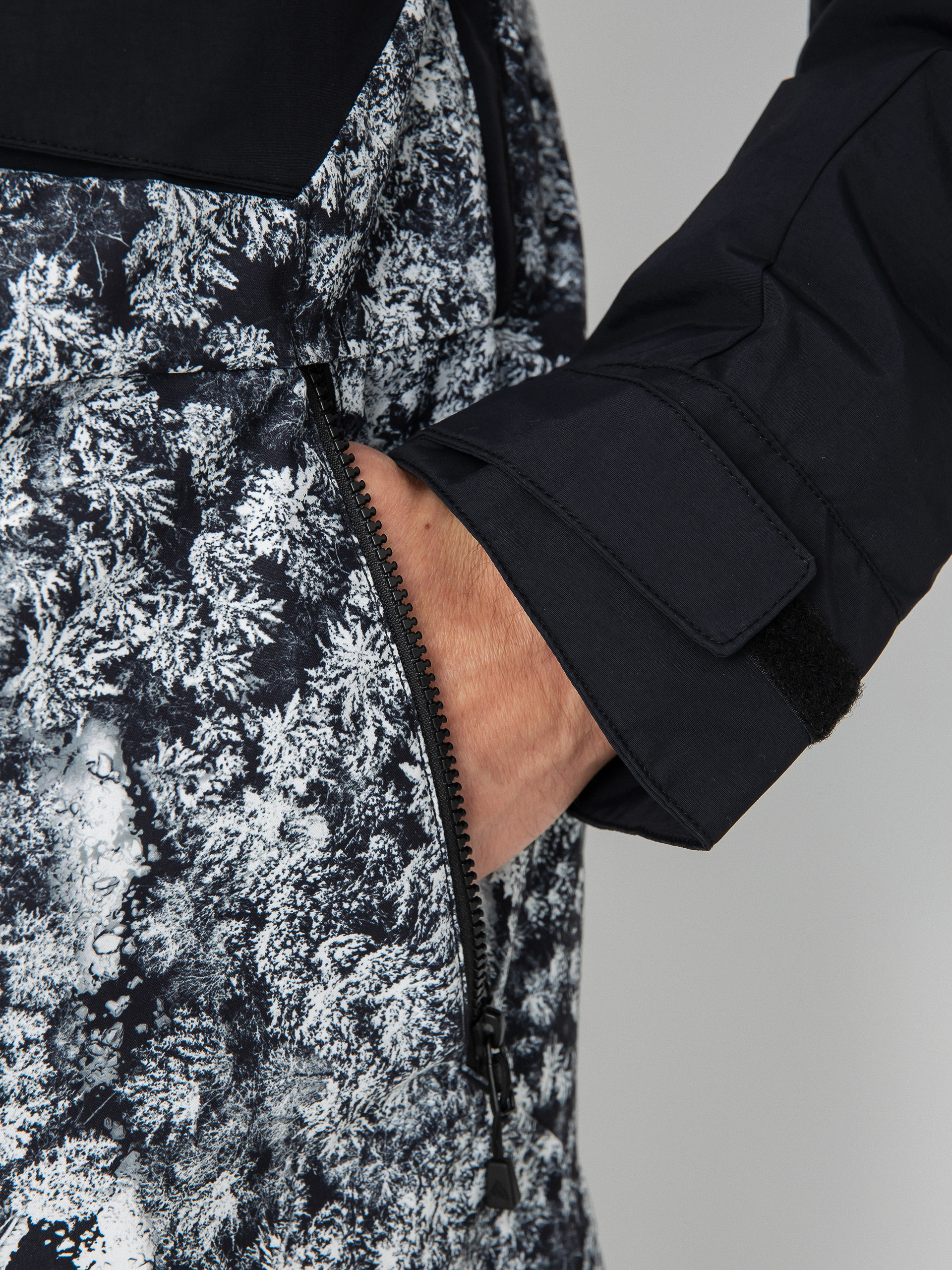 Męska Kurtka snowboardowa Burton Peasy (true black/aerial pines)