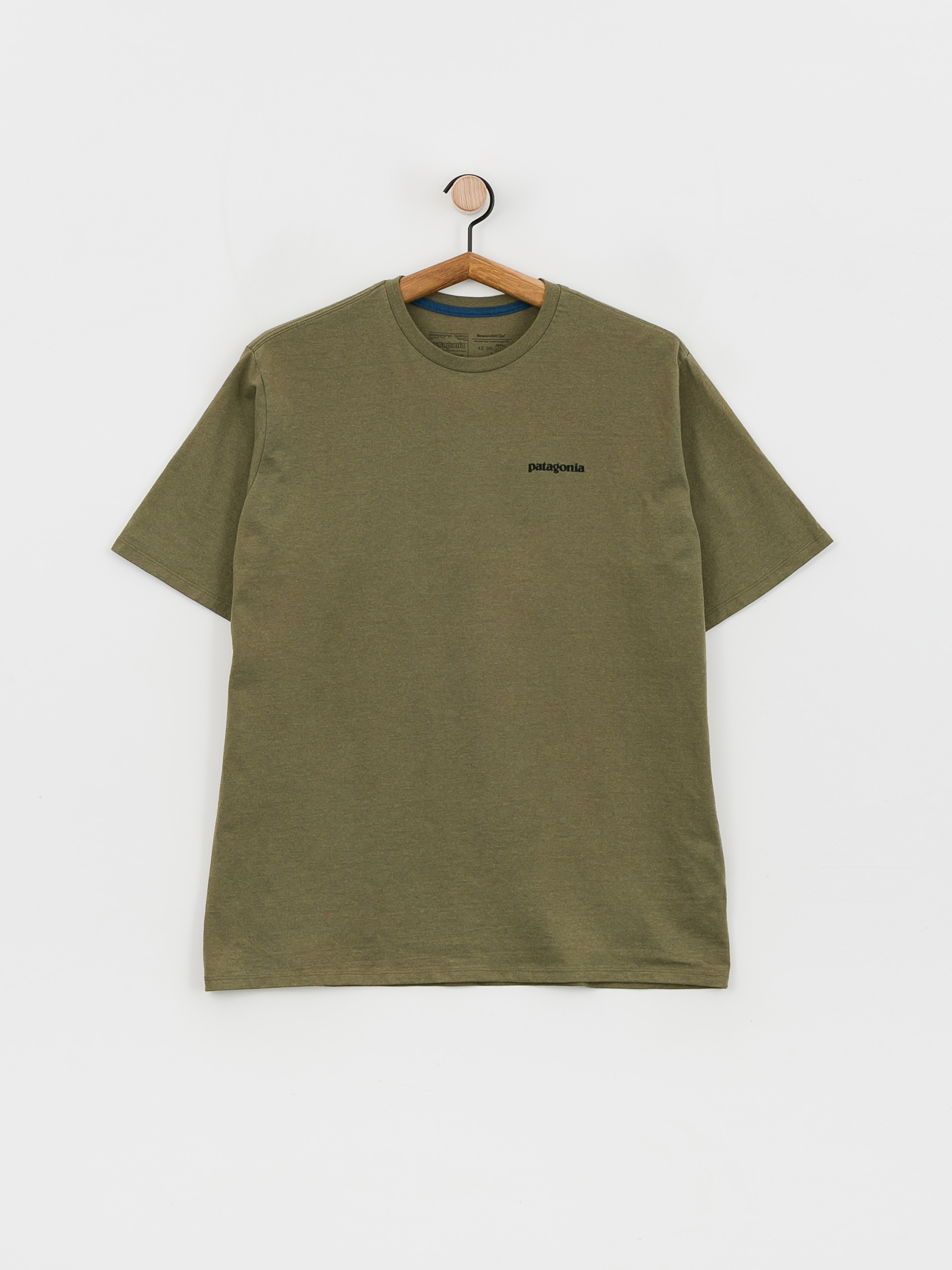 T-shirt Patagonia P 6 Logo Responsibili (wyoming green)