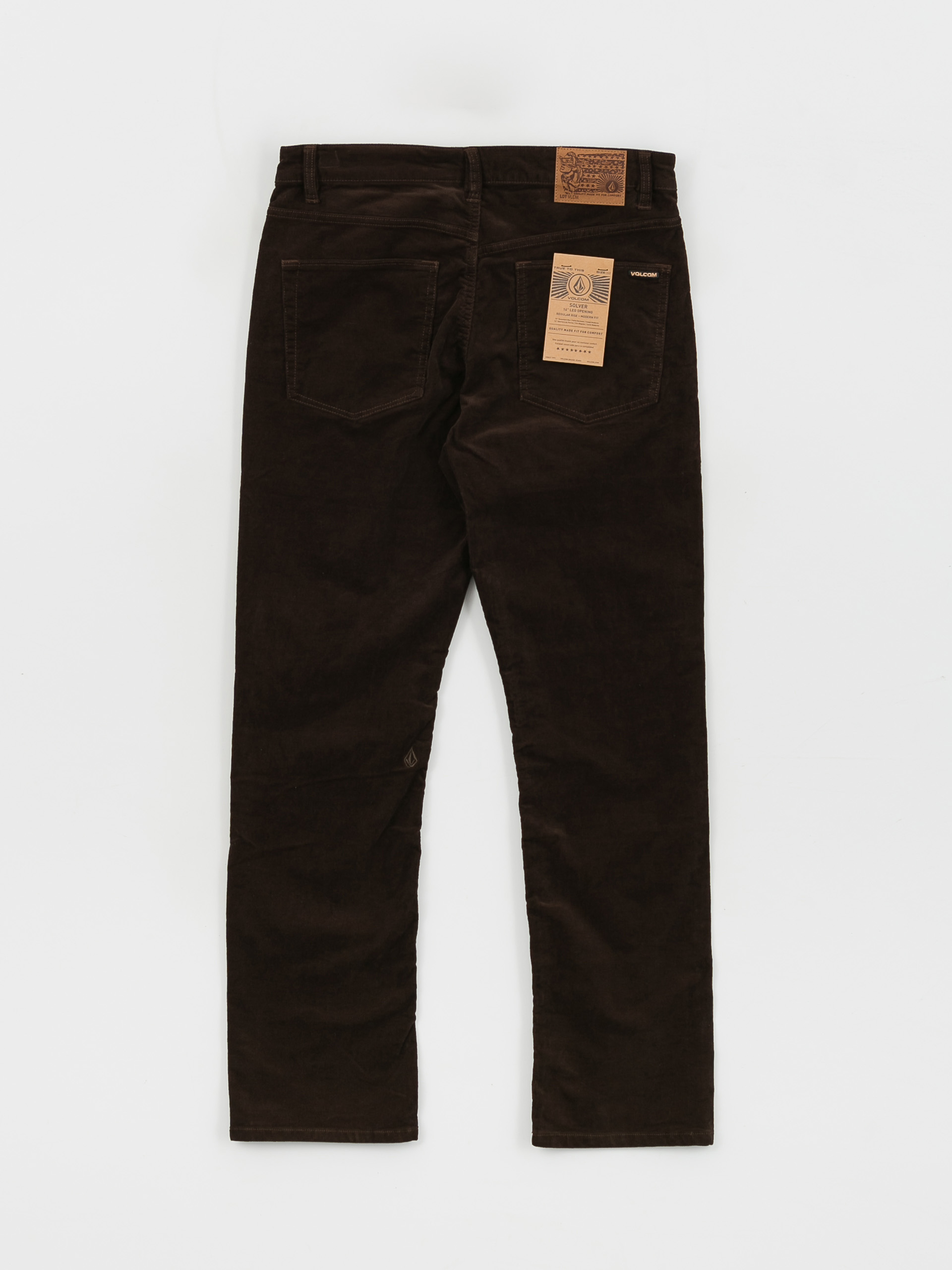 Spodnie Volcom Solver 5 Pocket Cord (dark brown)