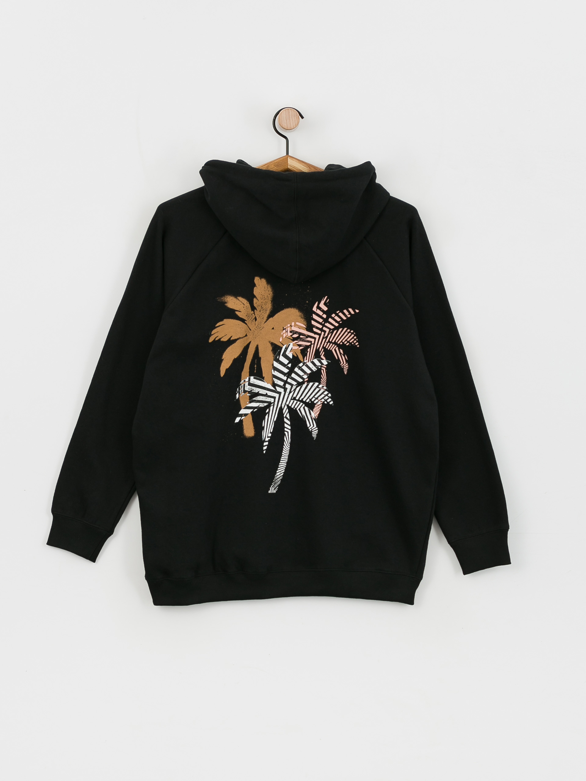 Bluza z kapturem Volcom Truly Stoked Bf HD (black)