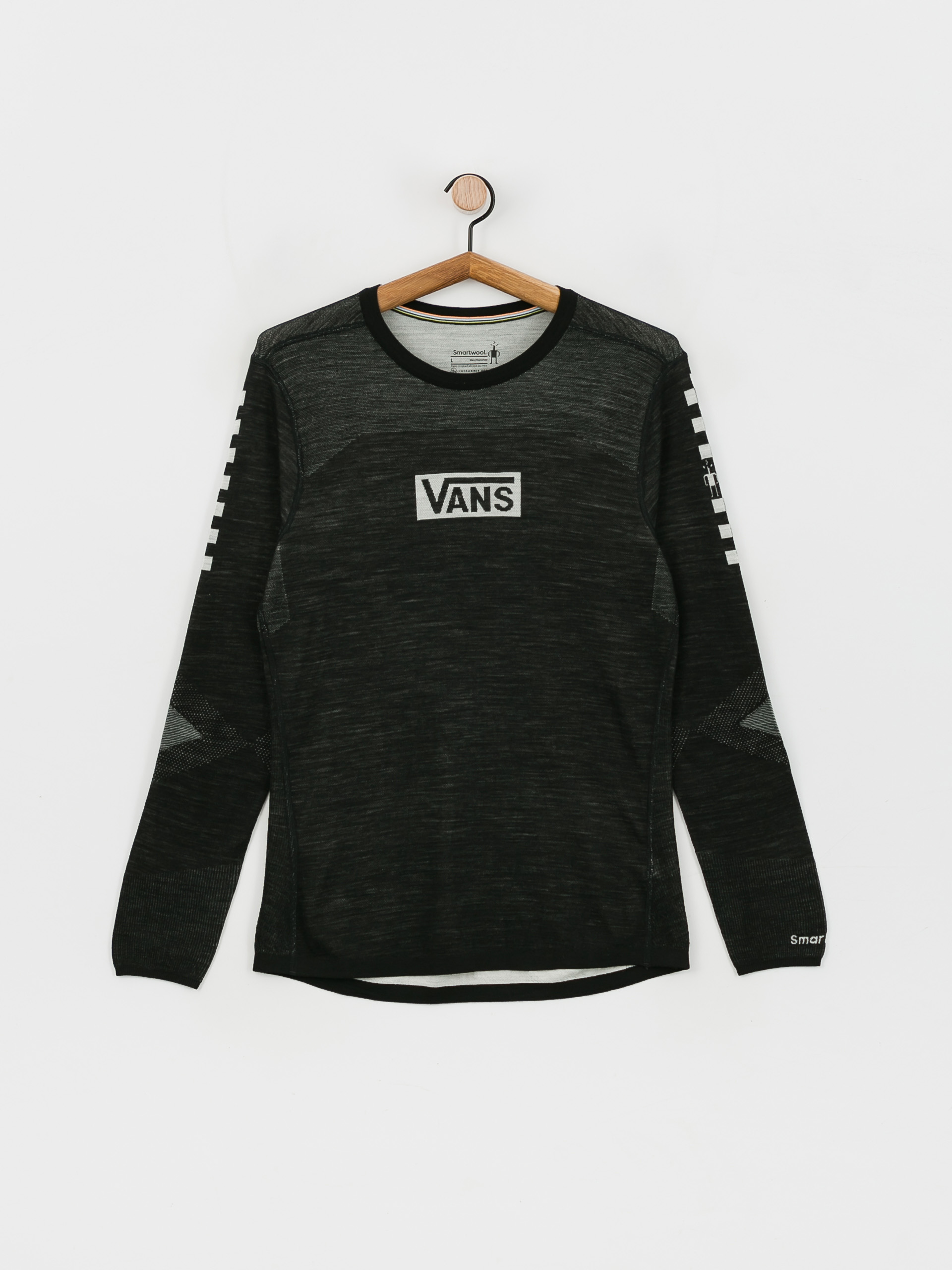 Męski Longsleeve aktywny Vans X Smartwool Intraknit Merino Crew (black)