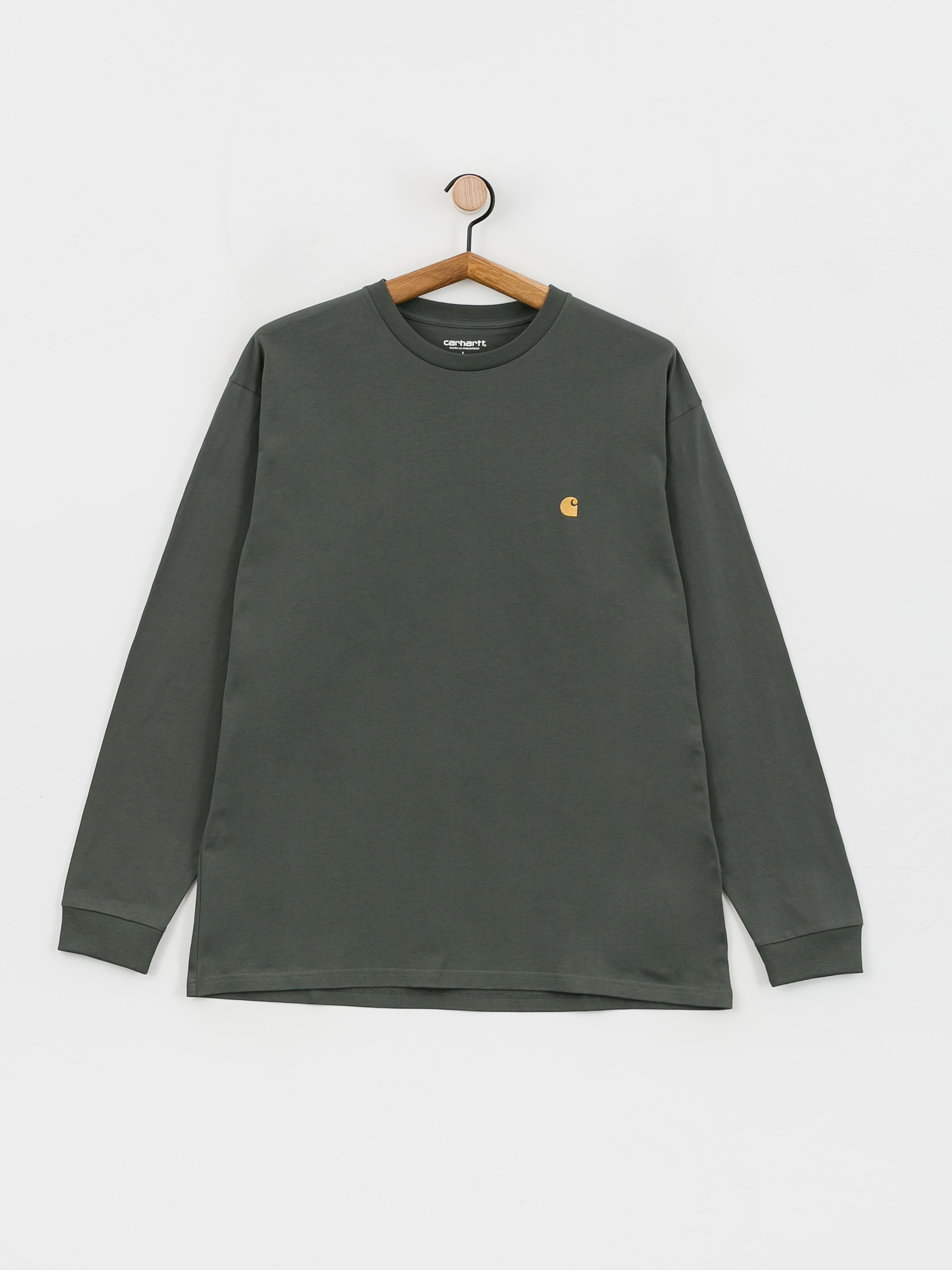 Longsleeve Carhartt WIP Chase (jura/gold)