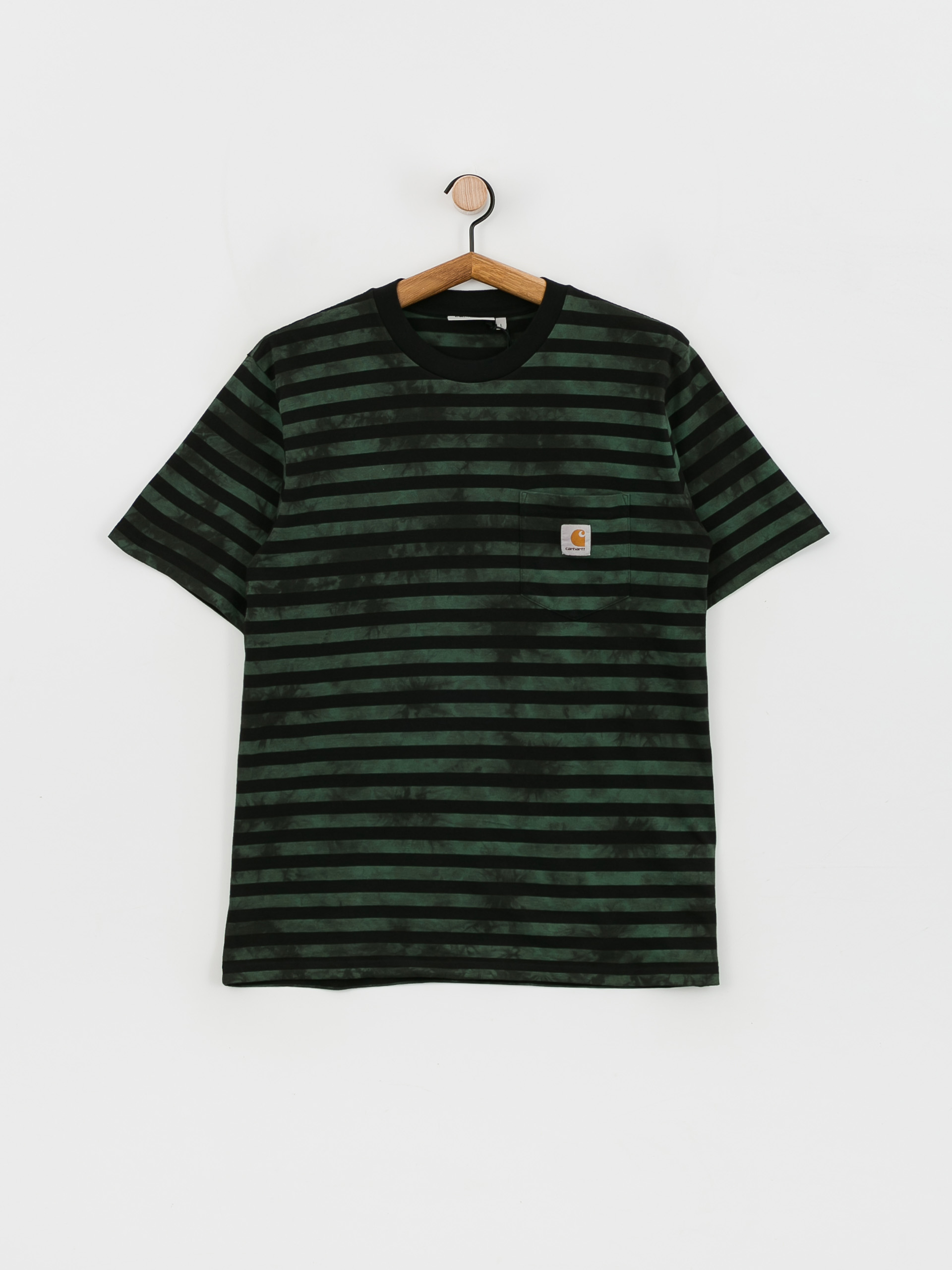 T-shirt Carhartt WIP Scotty Chromo Pocket (scotty stripe treehouse chromo)