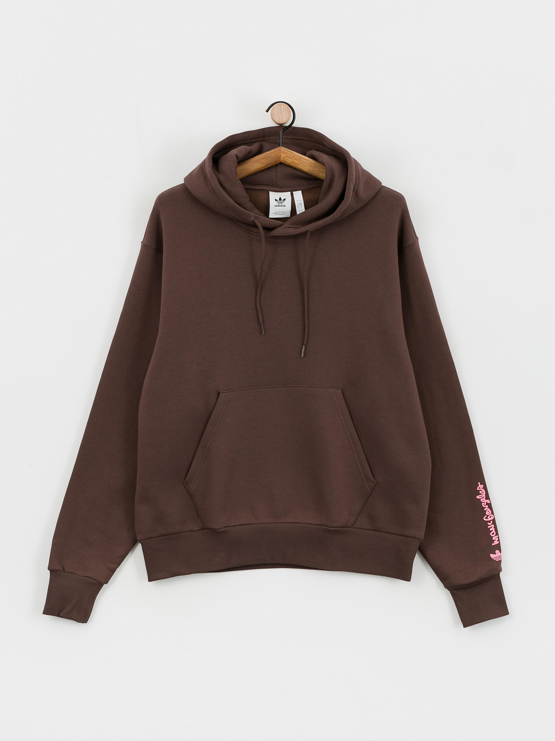 Bluza z kapturem adidas G Shmoo 2 HD (brown/multco)