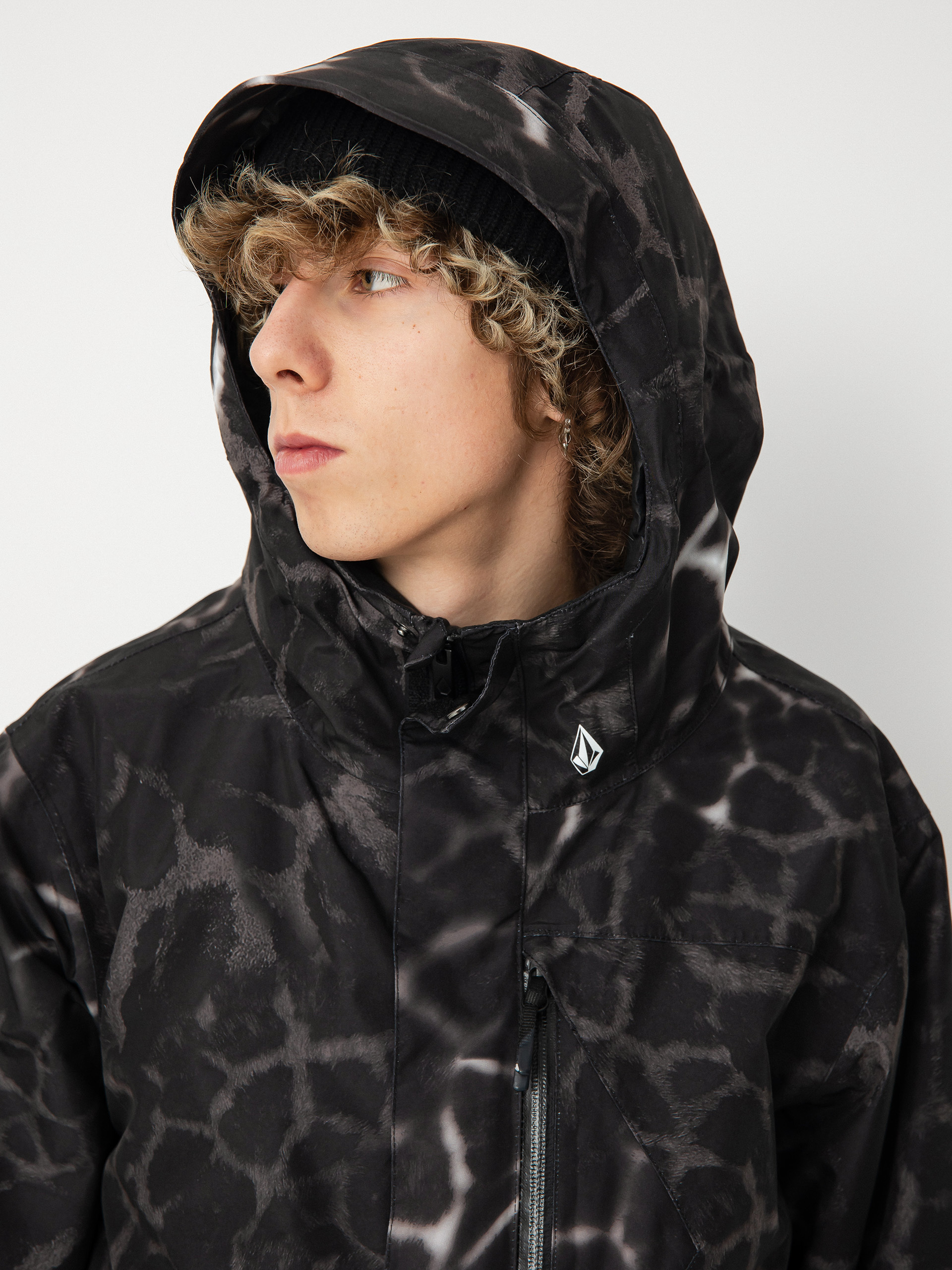 Męska Kurtka snowboardowa Volcom L Gore Tex (black giraffe)