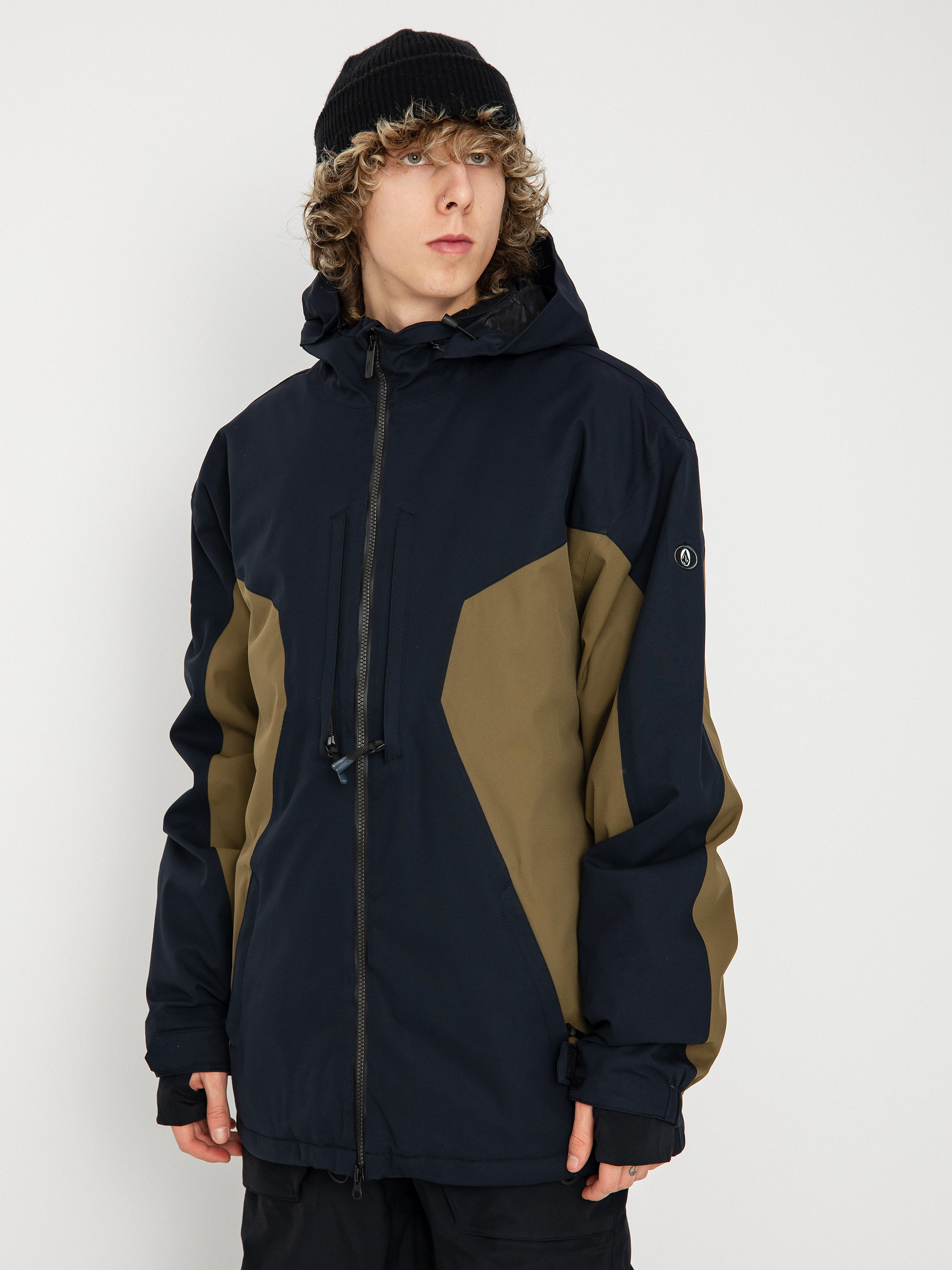 Męska Kurtka snowboardowa Volcom Quad Angle 2L Tds (dark teak)