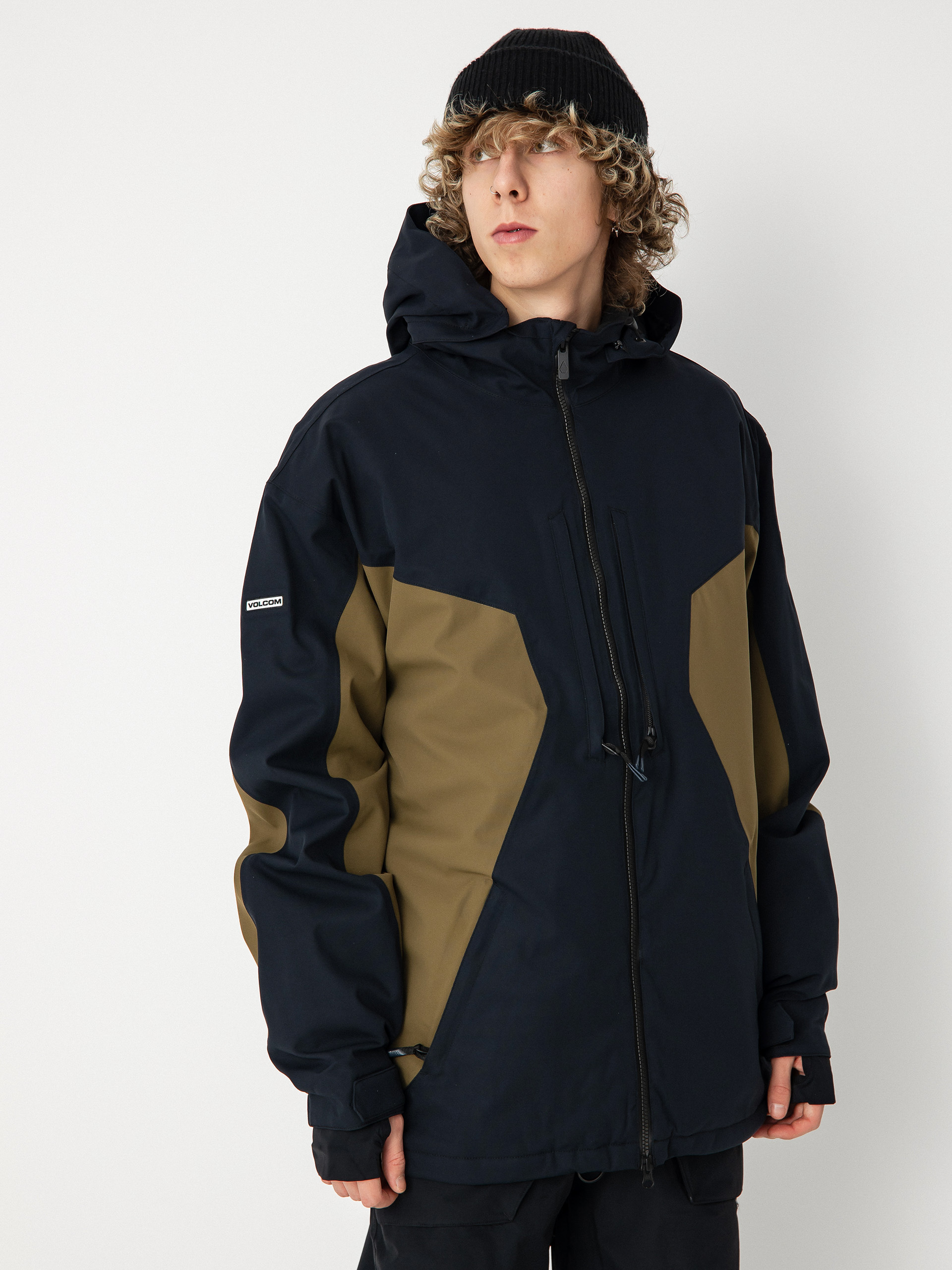 Męska Kurtka snowboardowa Volcom Quad Angle 2L Tds (dark teak)